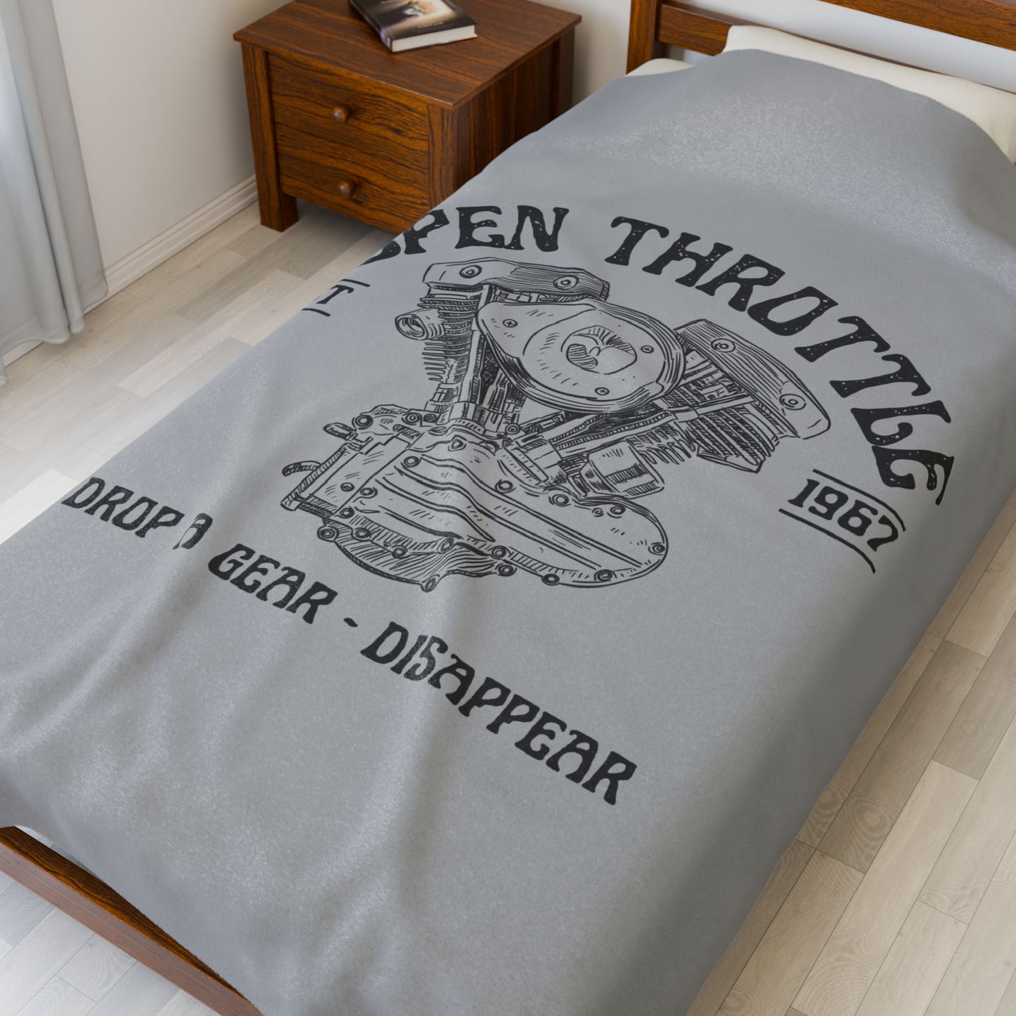 Velveteen Plush Blanket - Open Throttle