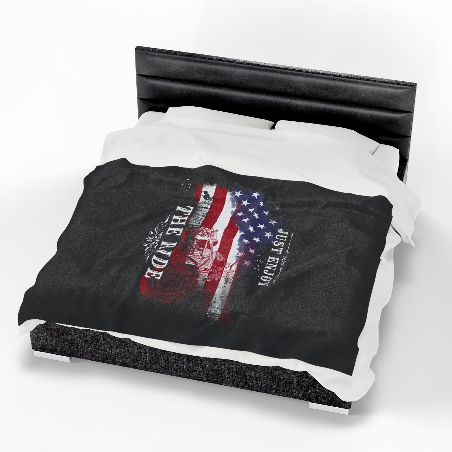 Velveteen Plush Blanket - Just Enjoy the Ride