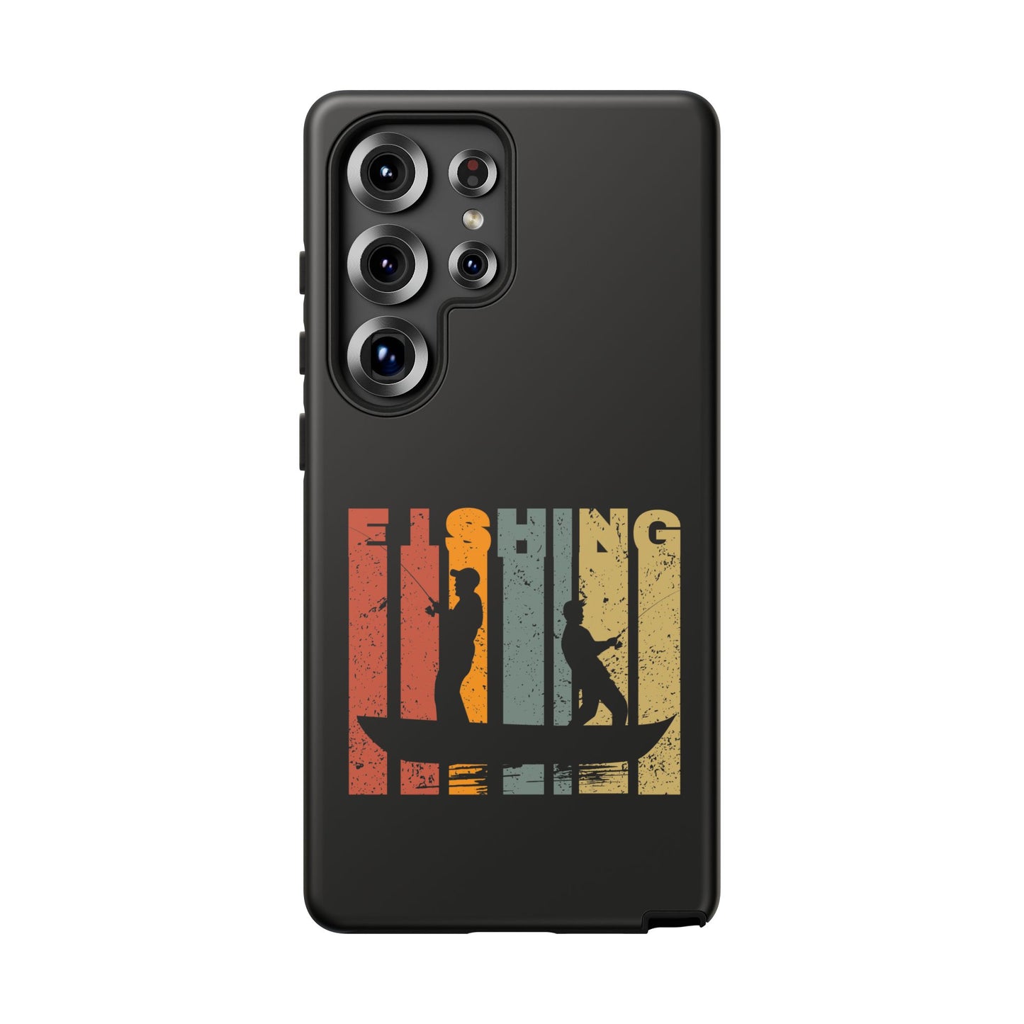 Cell Phone Case | Fishing Grunge | For iPhone, Samsung Galaxy, and Google Pixel