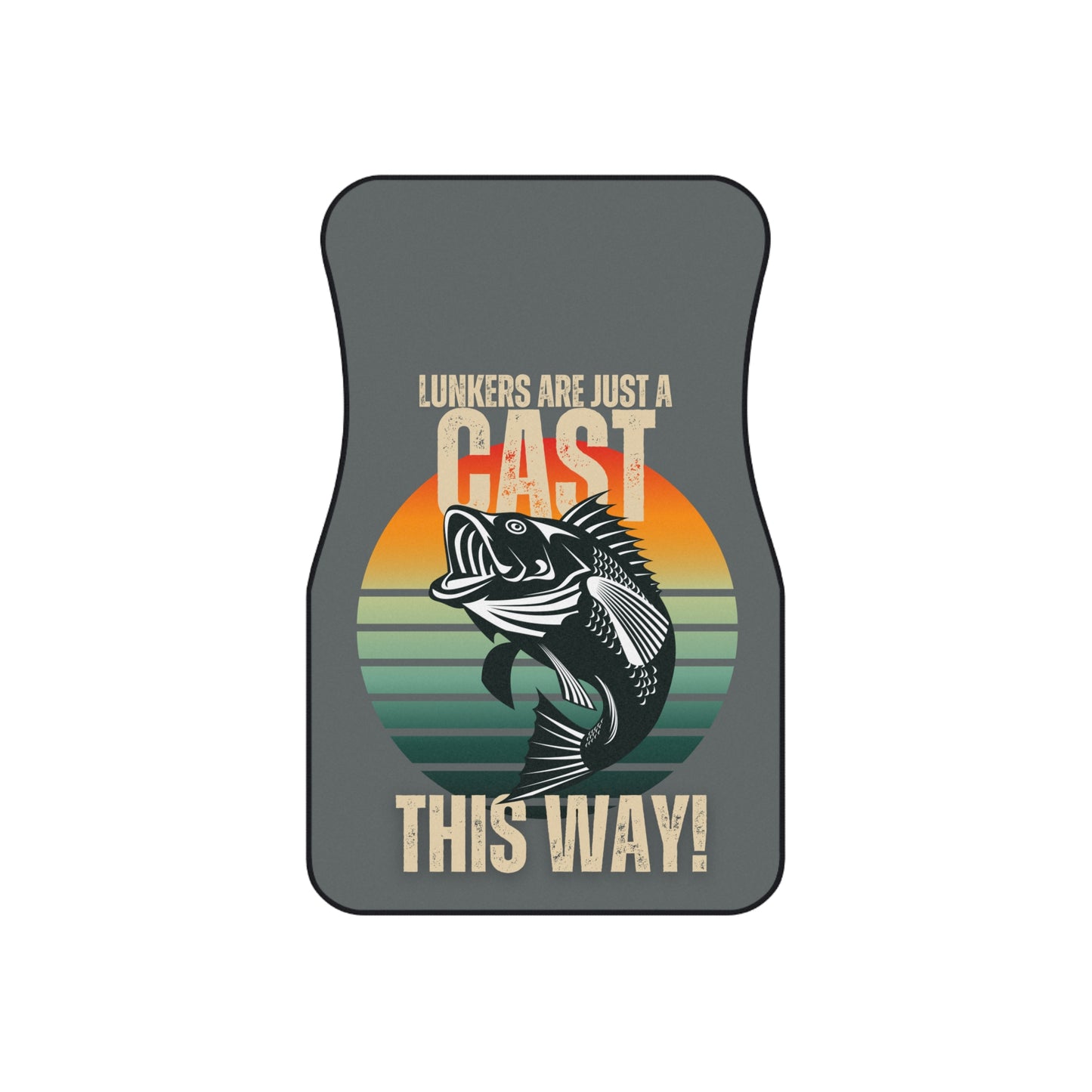 Car Mats (2x Front) | Lunkers are Just a Cast This Way