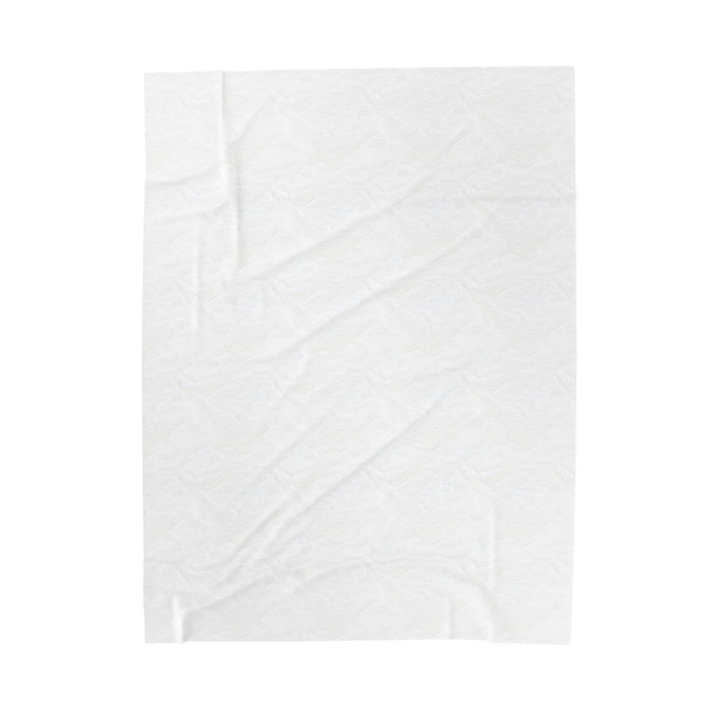 Velveteen Plush Blanket - Lunkers are Just One Cast This Way