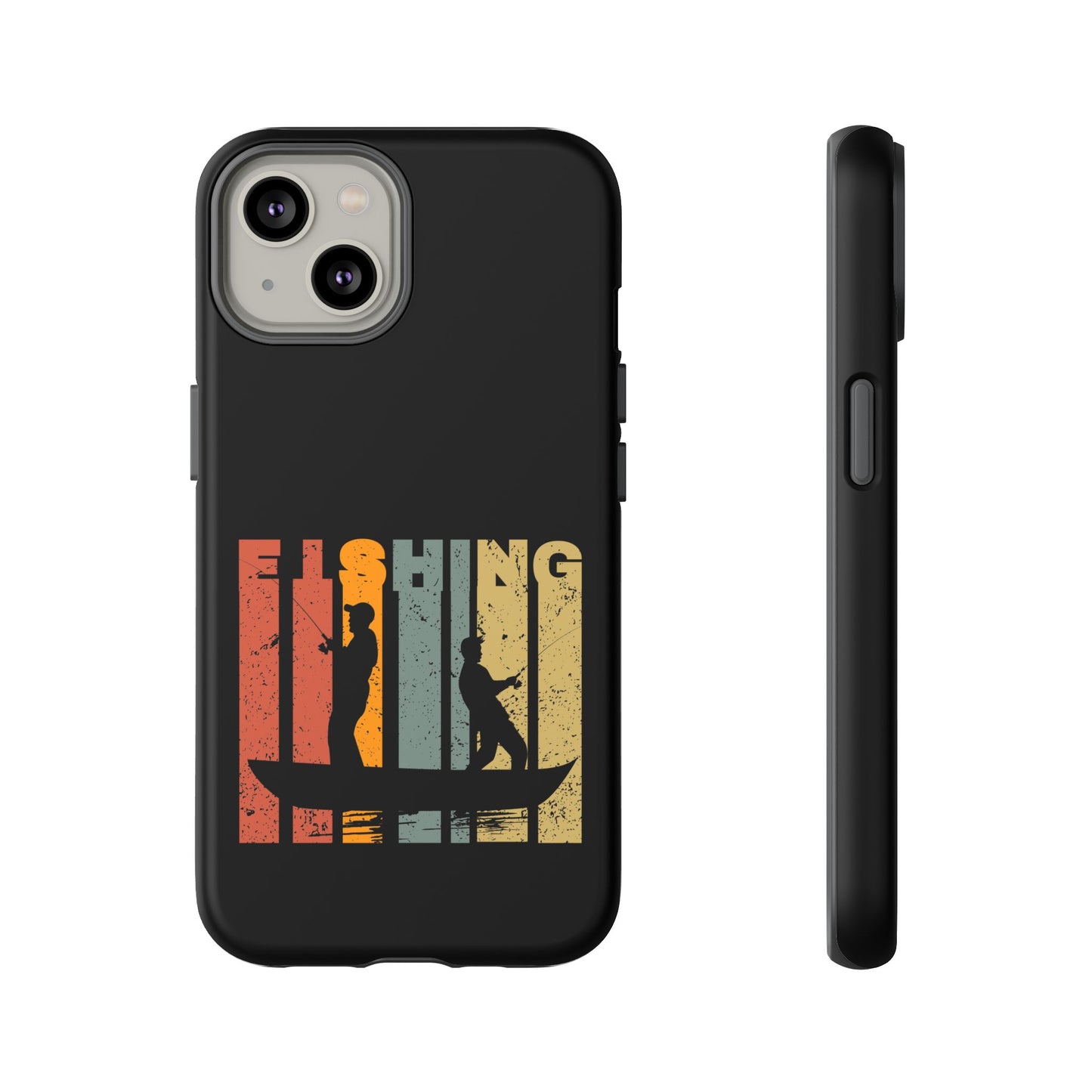 Cell Phone Case | Fishing Grunge | For iPhone, Samsung Galaxy, and Google Pixel