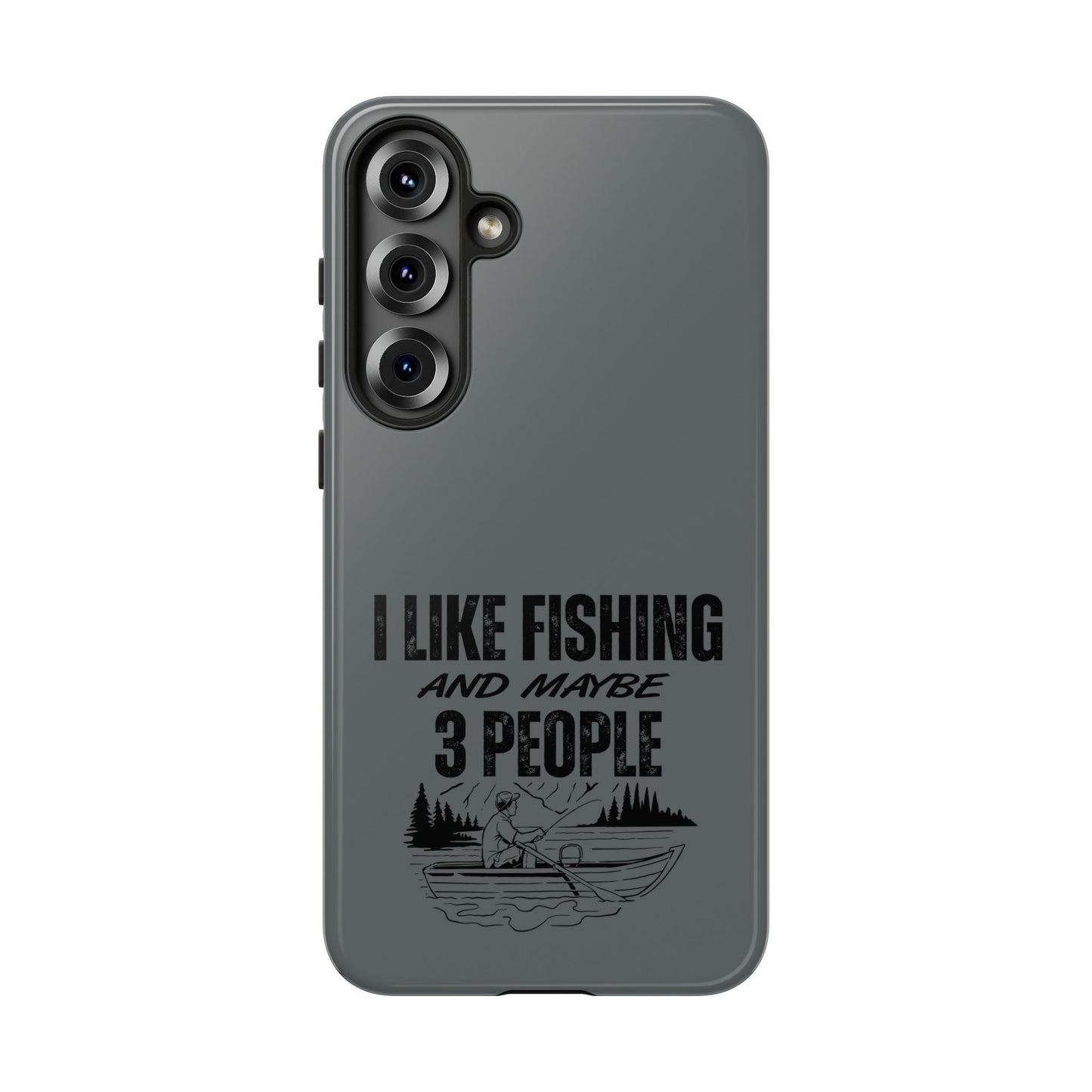 Cell Phone Case | I Like Fishing | For iPhone, Samsung Galaxy, and Google Pixel