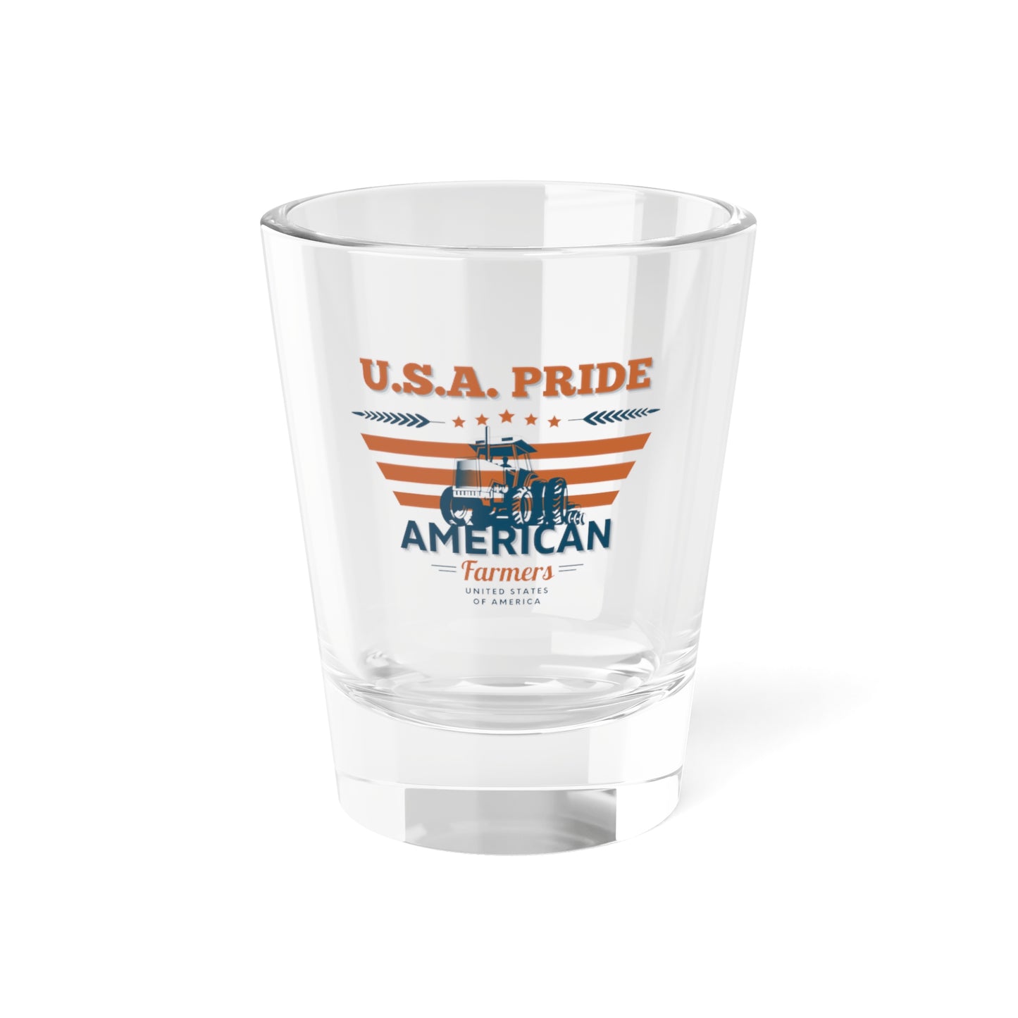 Shot Glass, 1.5oz - USA Pride American Farmers