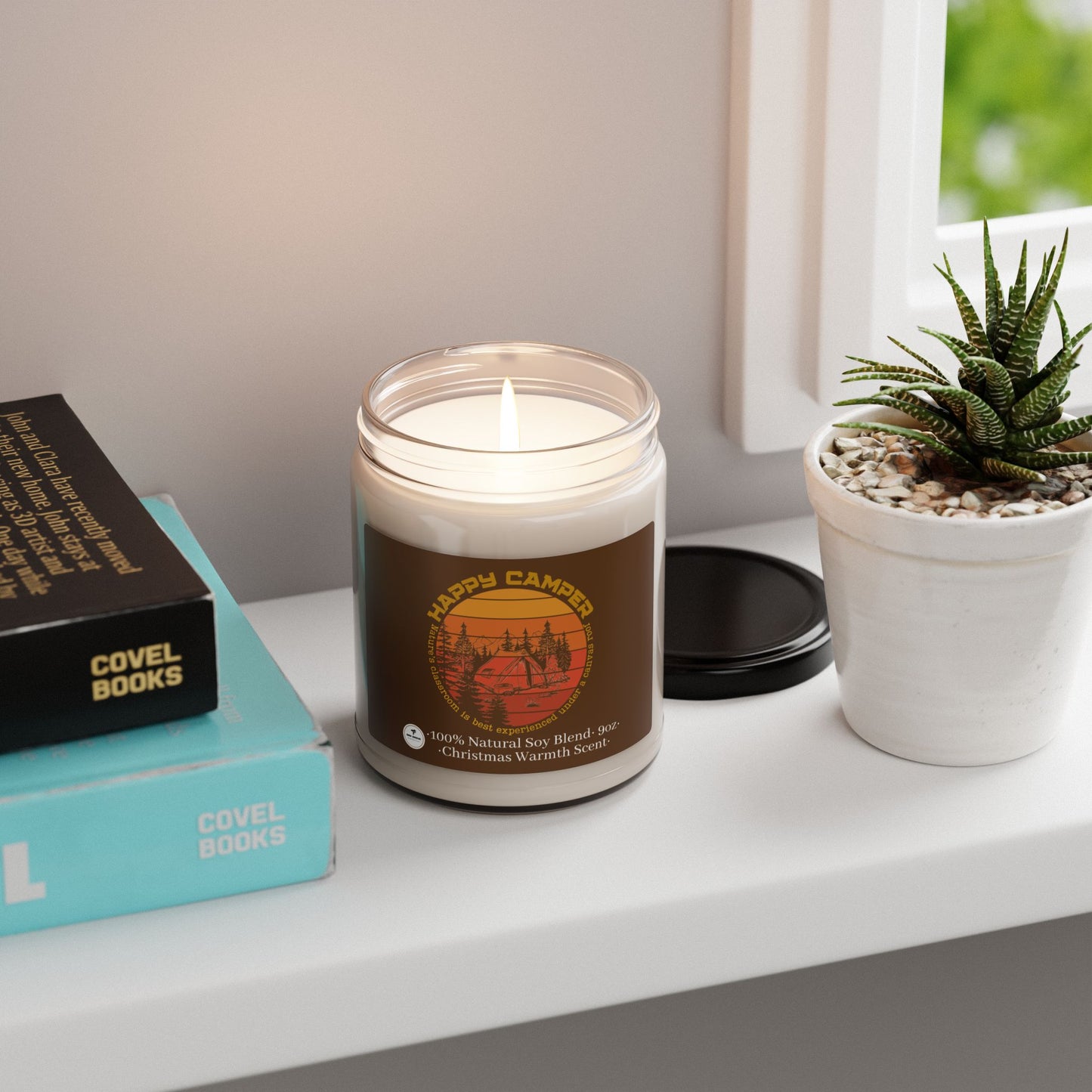 Scented Soy Candle, 9oz - Happy Camper
