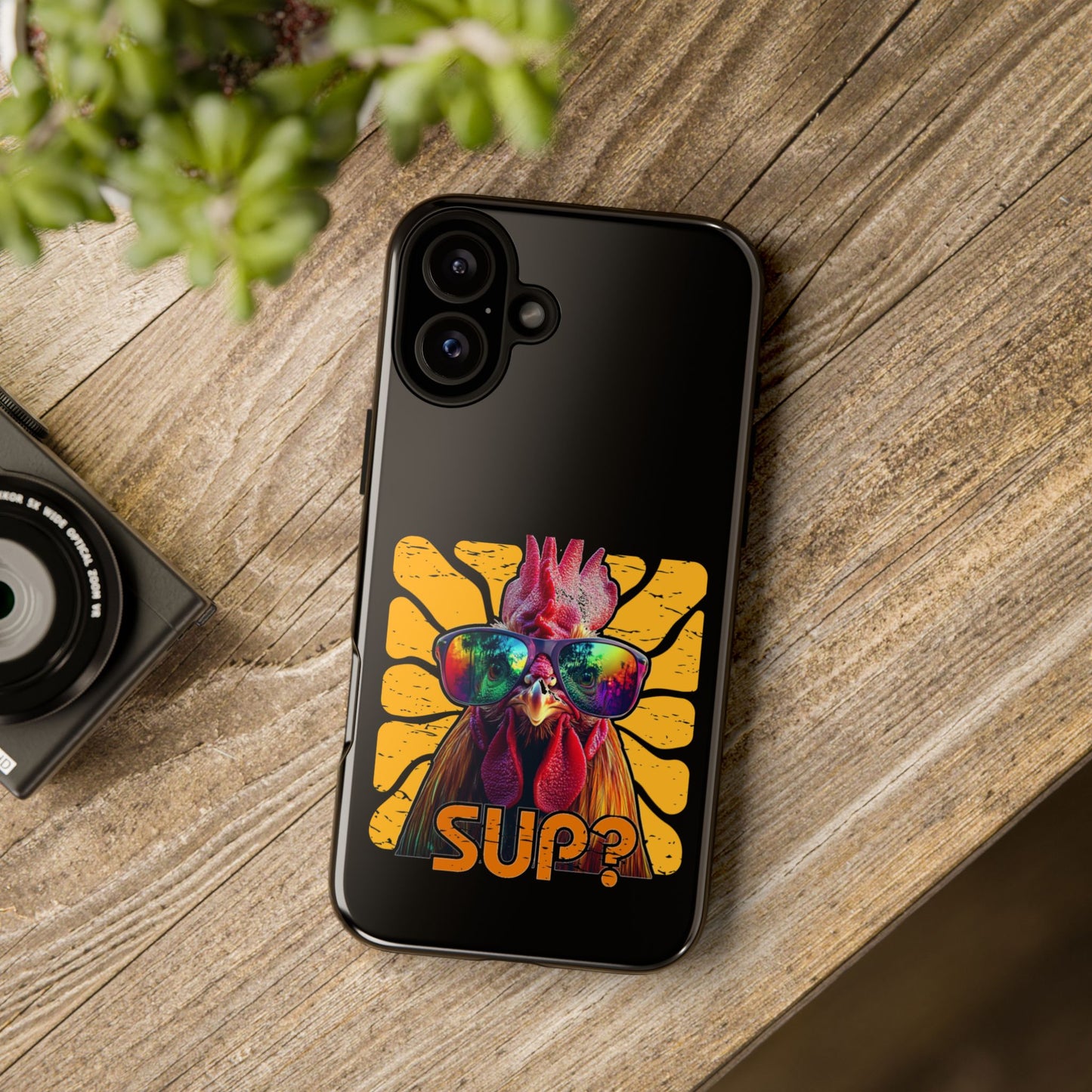 Cell Phone Case | Rooster Sup? | For iPhone, Samsung Galaxy, and Google Pixel