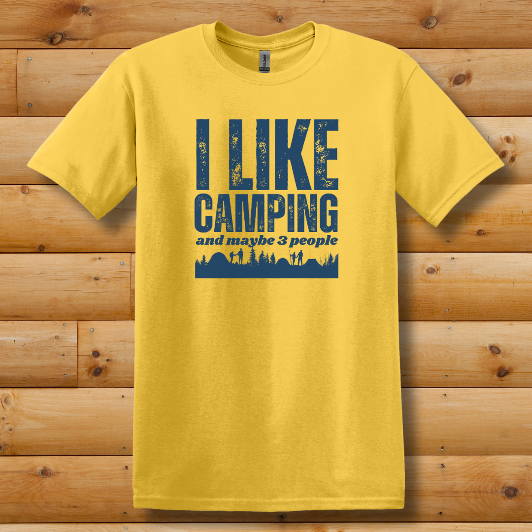This is image of I Like Camping T-Shirt version 3