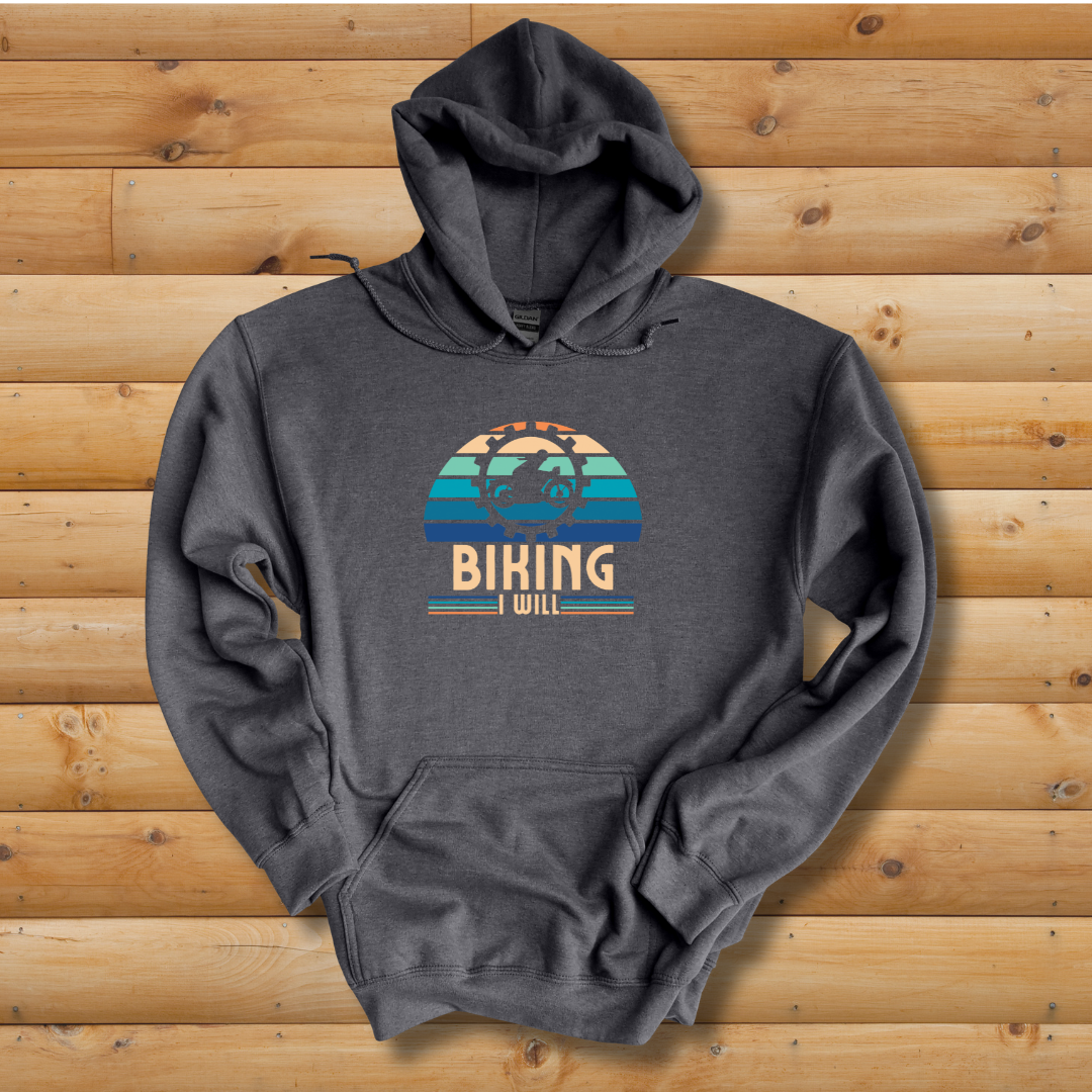 Biking I Will - Unisex Heavy Blend™ Hooded Sweatshirt