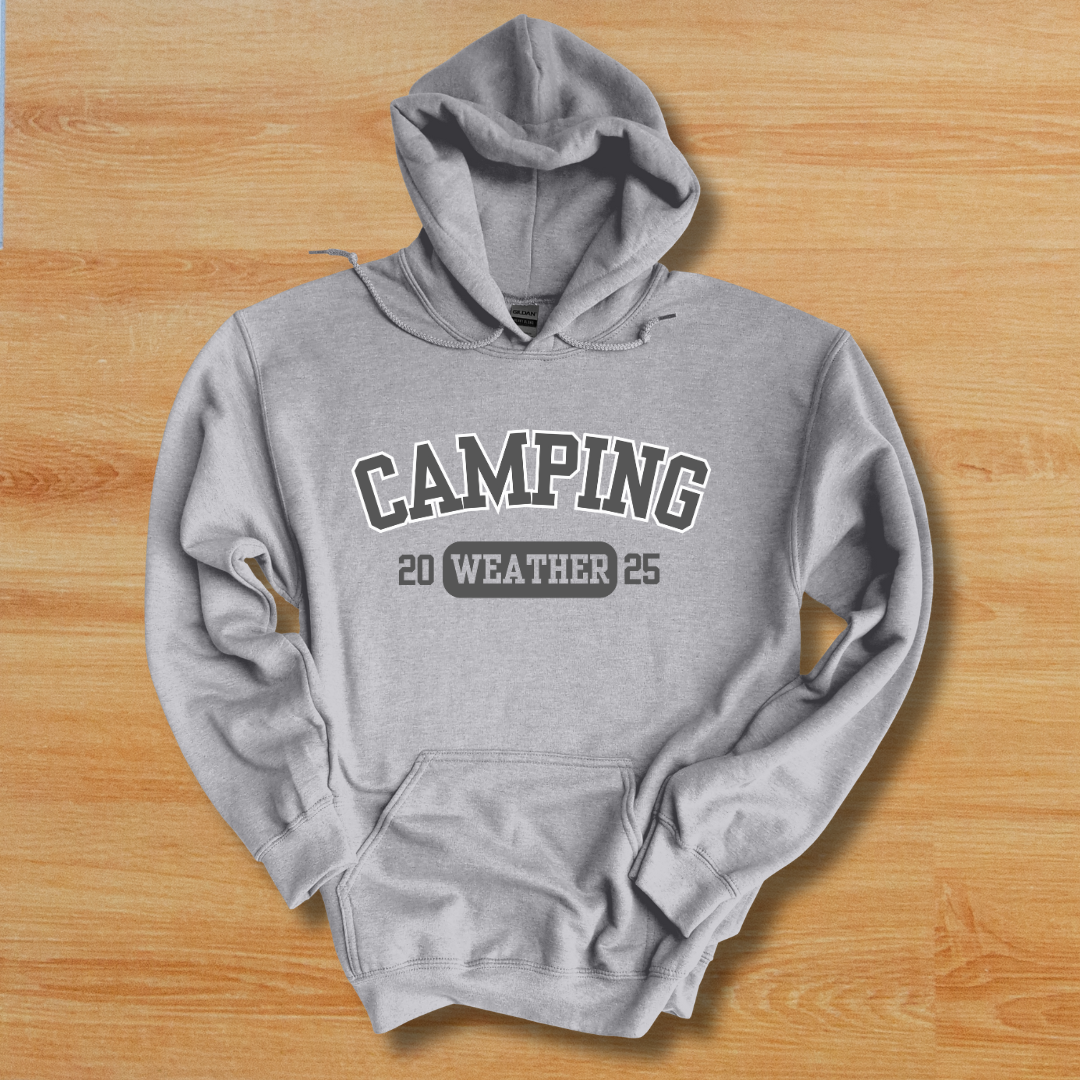 Camping Weather Long-Sleeve Hoodie