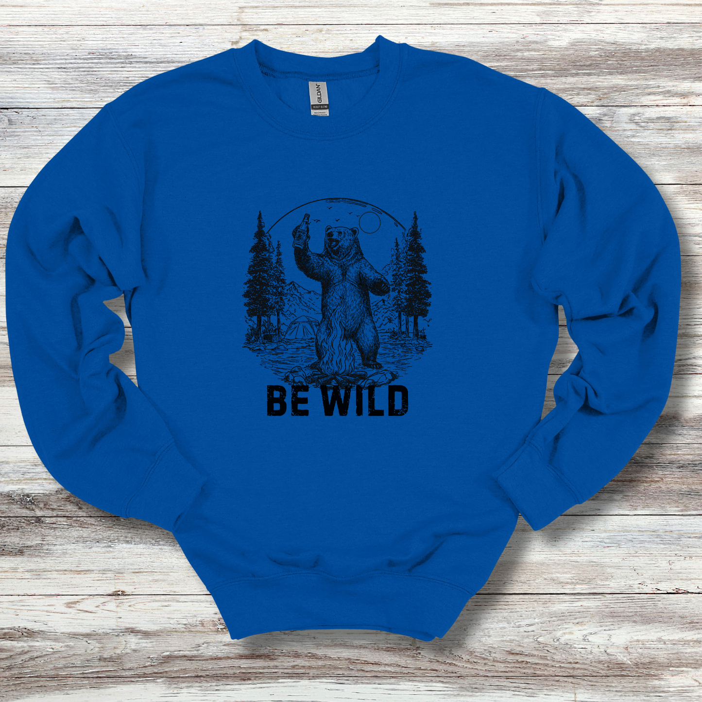 Be Wild Sweatshirt | Camper Gift