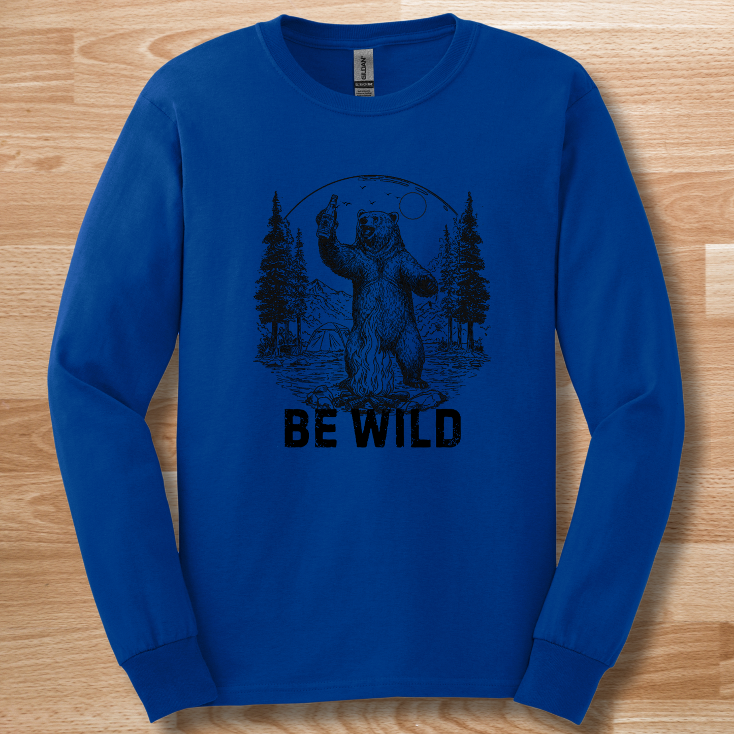 Be Wild Long Sleeve Tee | Camper Gift
