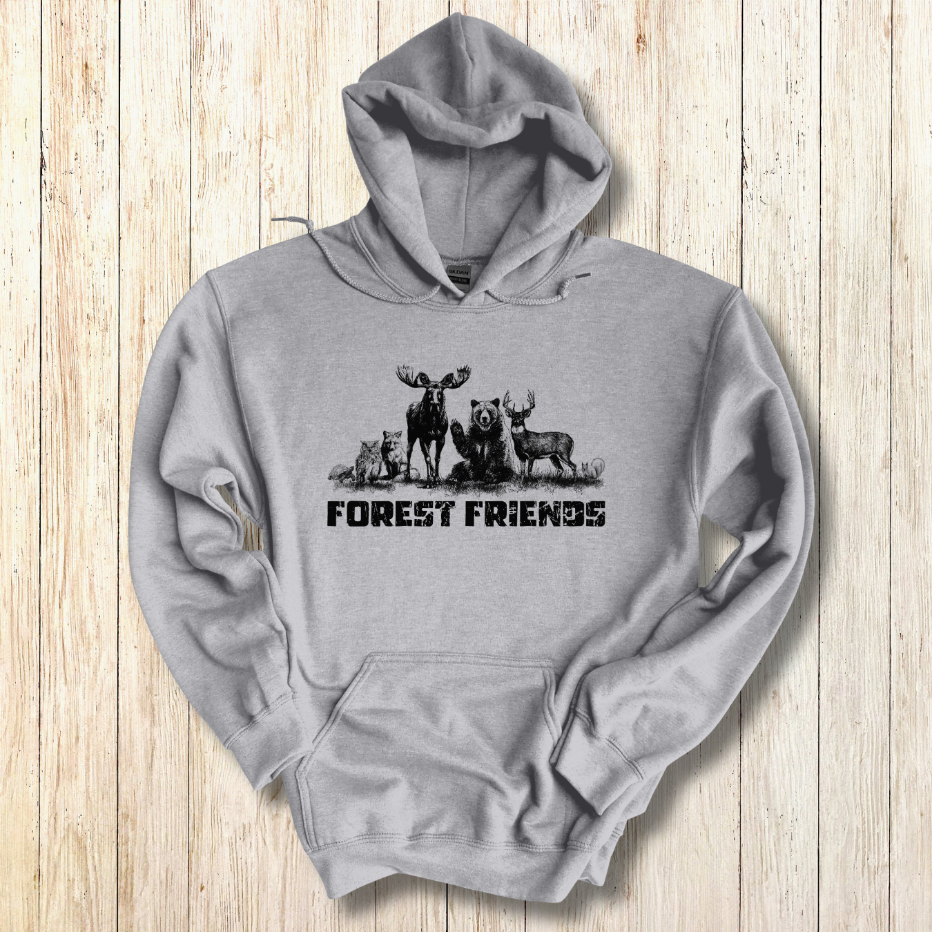 Forest Friends Hoodie | Camping Gift