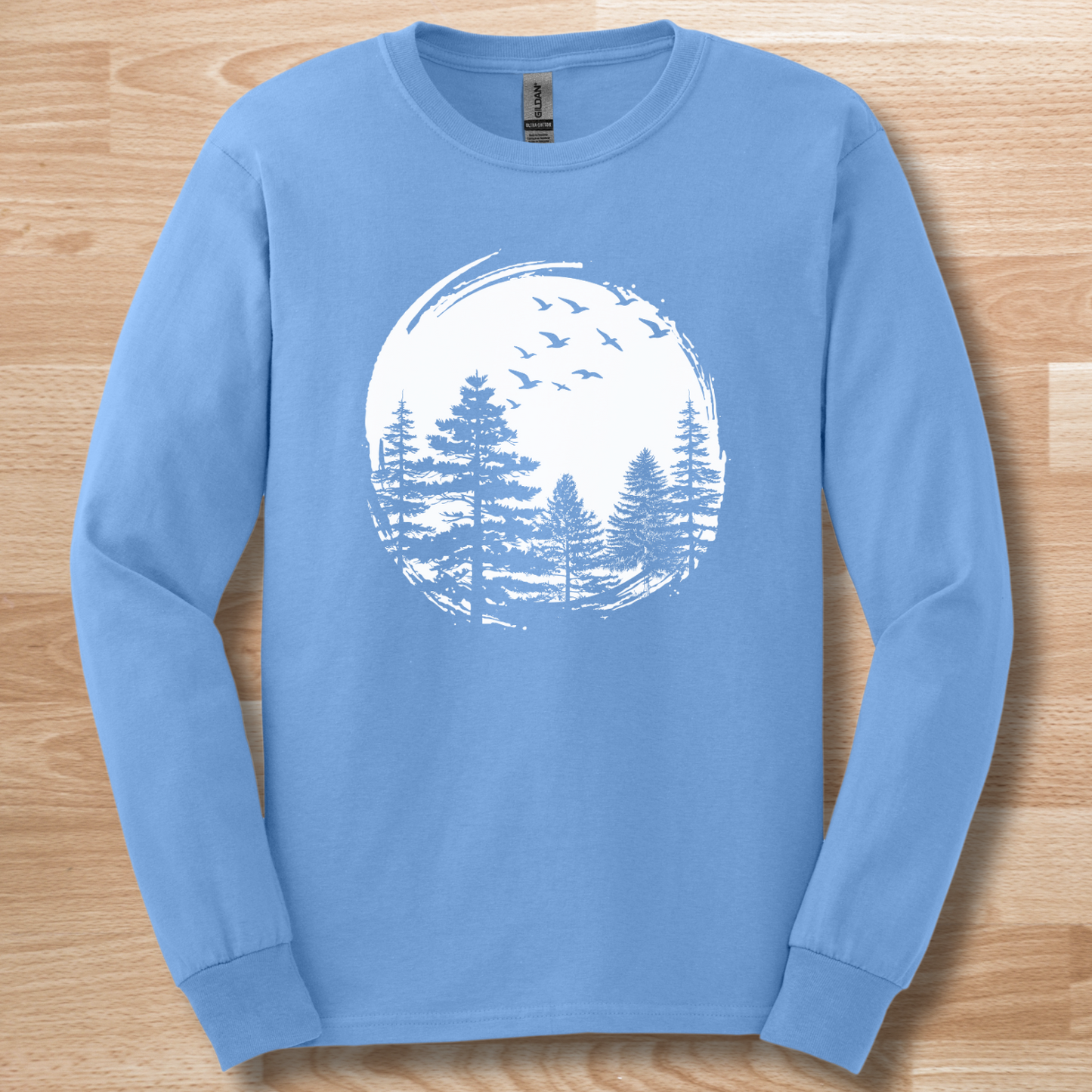 Nature Lover Pines Long Sleeve Tee | Camping Gift Ideas