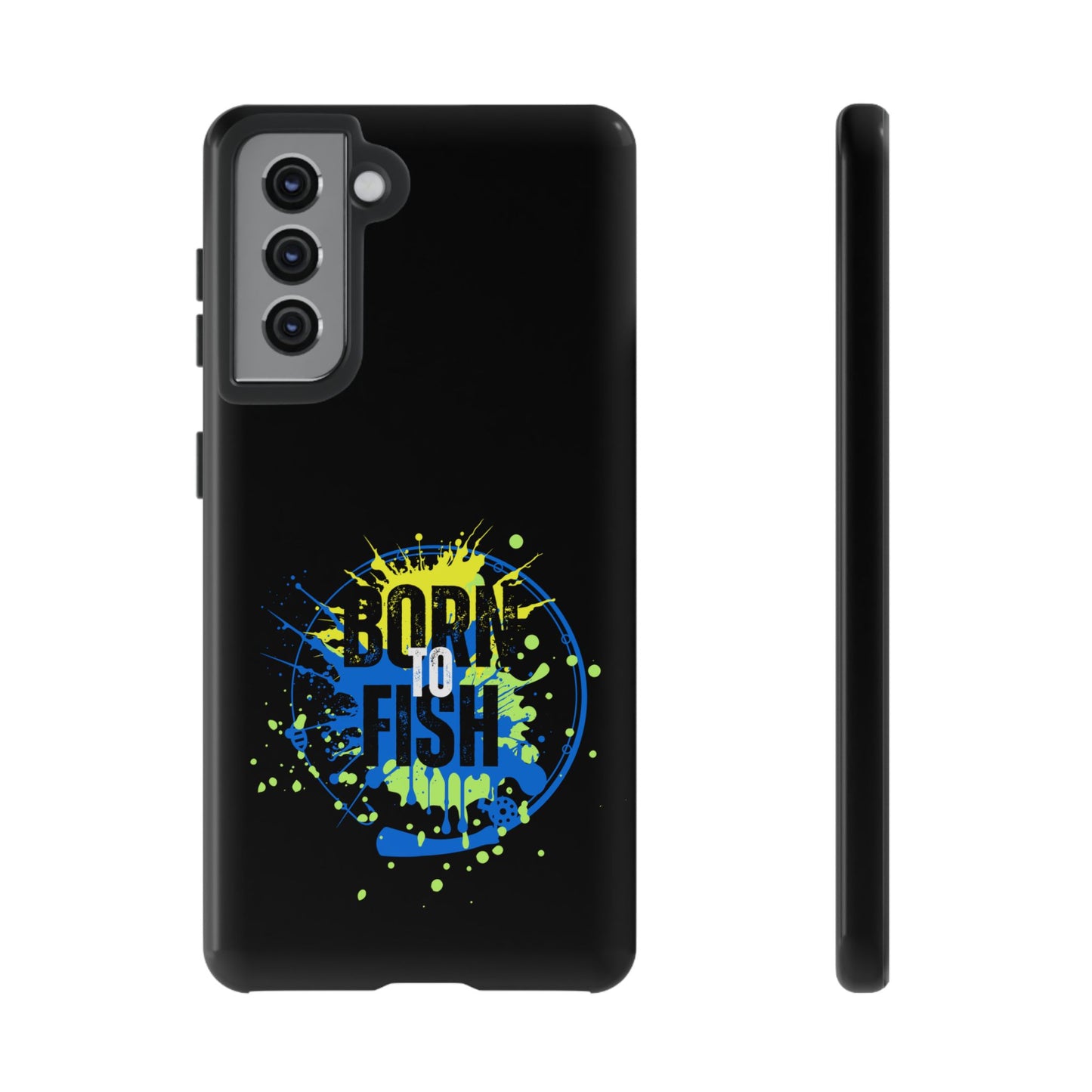 Cell Phone Case | Born to Fish | For iPhone, Samsung Galaxy, and Google Pixel