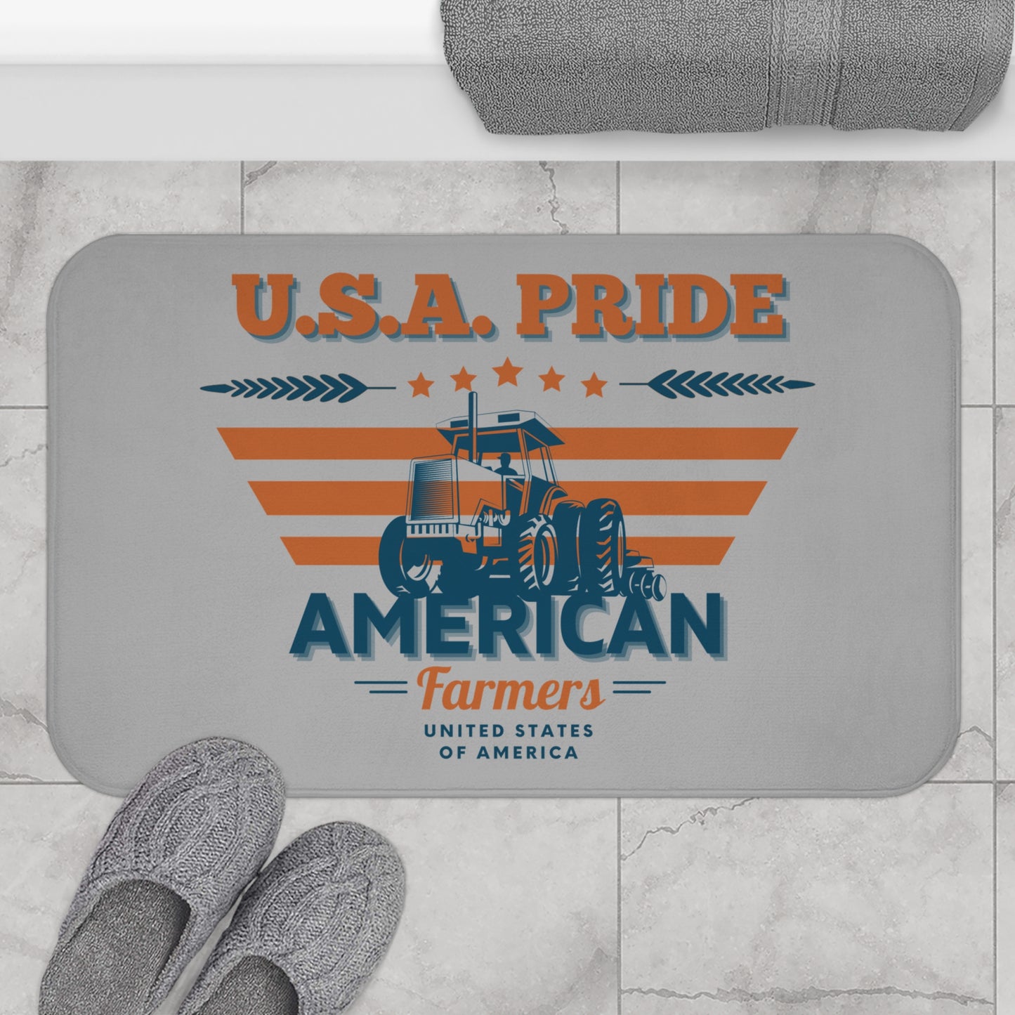 Oak Grove Expressions Bath Mat Ideas | USA Pride American Farmers