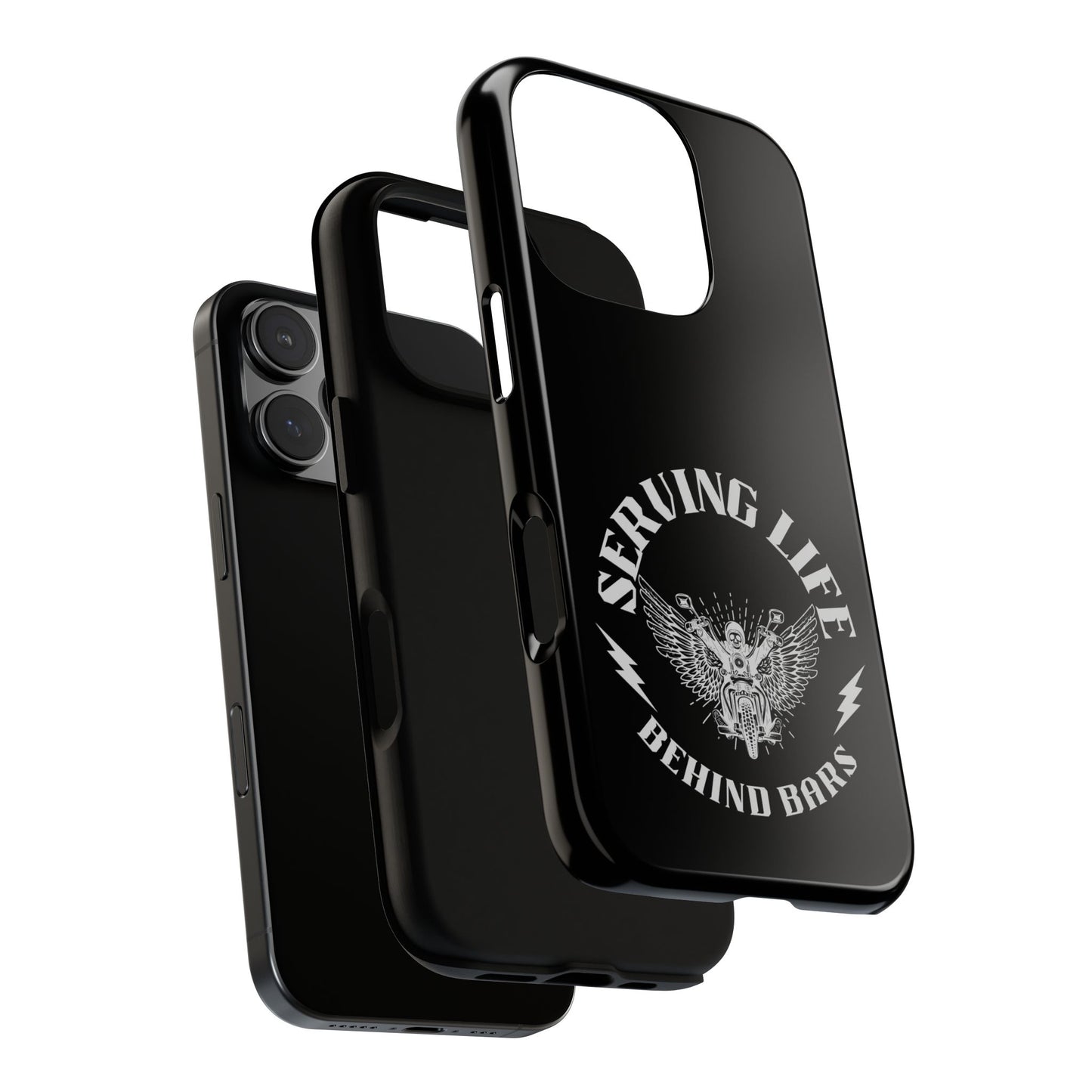 Cell Phone Case | Serving Life Behind Bars | For iPhone, Samsung Galaxy, and Google Pixel