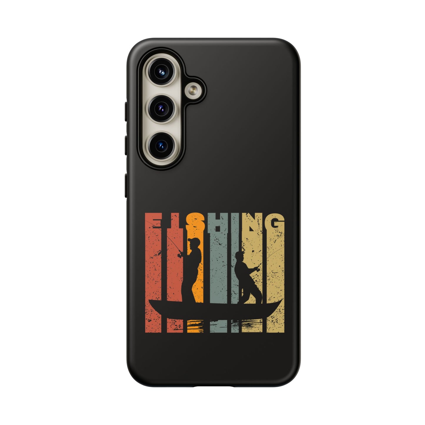 Cell Phone Case | Fishing Grunge | For iPhone, Samsung Galaxy, and Google Pixel
