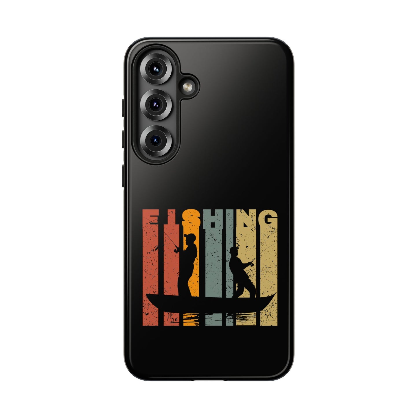 Cell Phone Case | Fishing Grunge | For iPhone, Samsung Galaxy, and Google Pixel