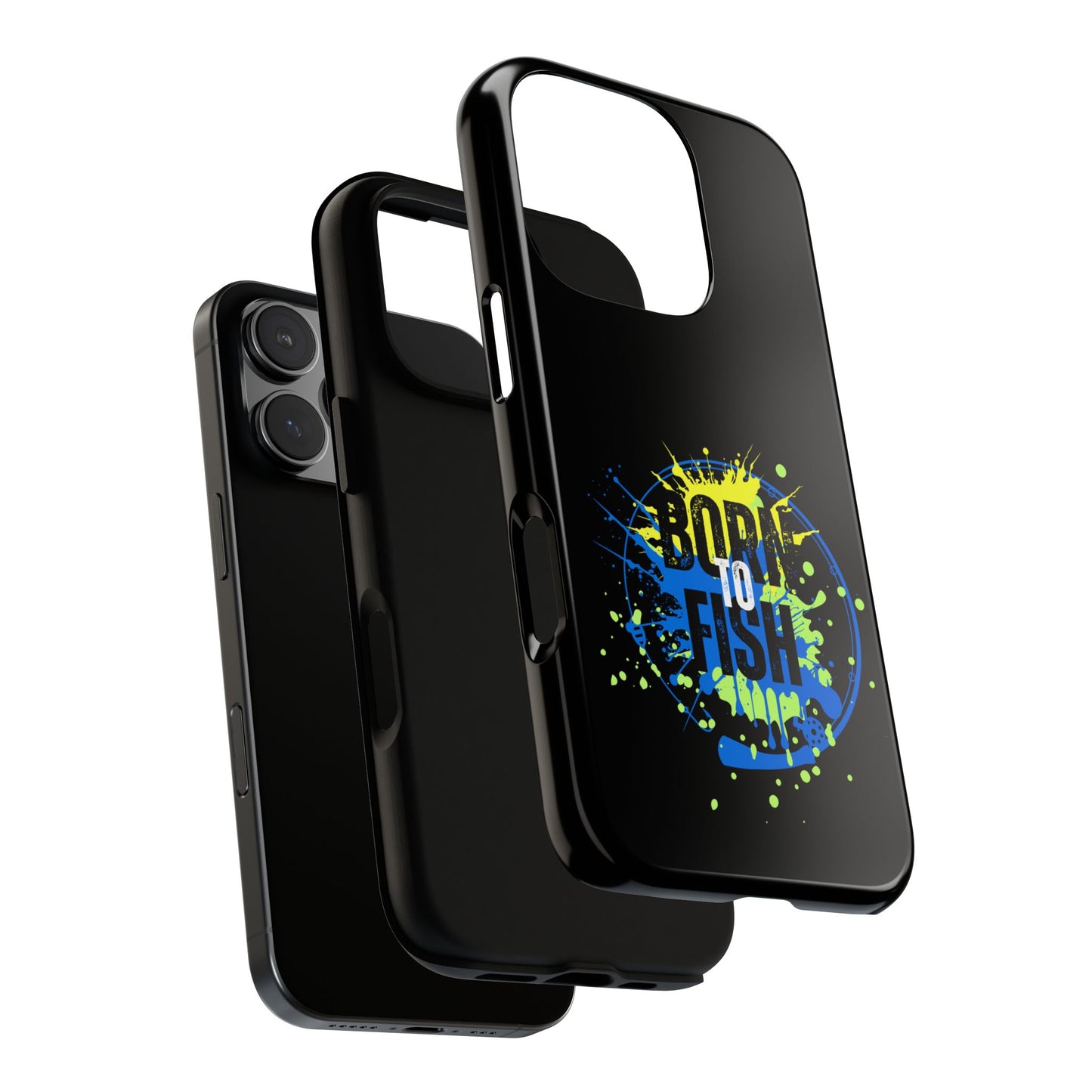 Cell Phone Case | Born to Fish | For iPhone, Samsung Galaxy, and Google Pixel
