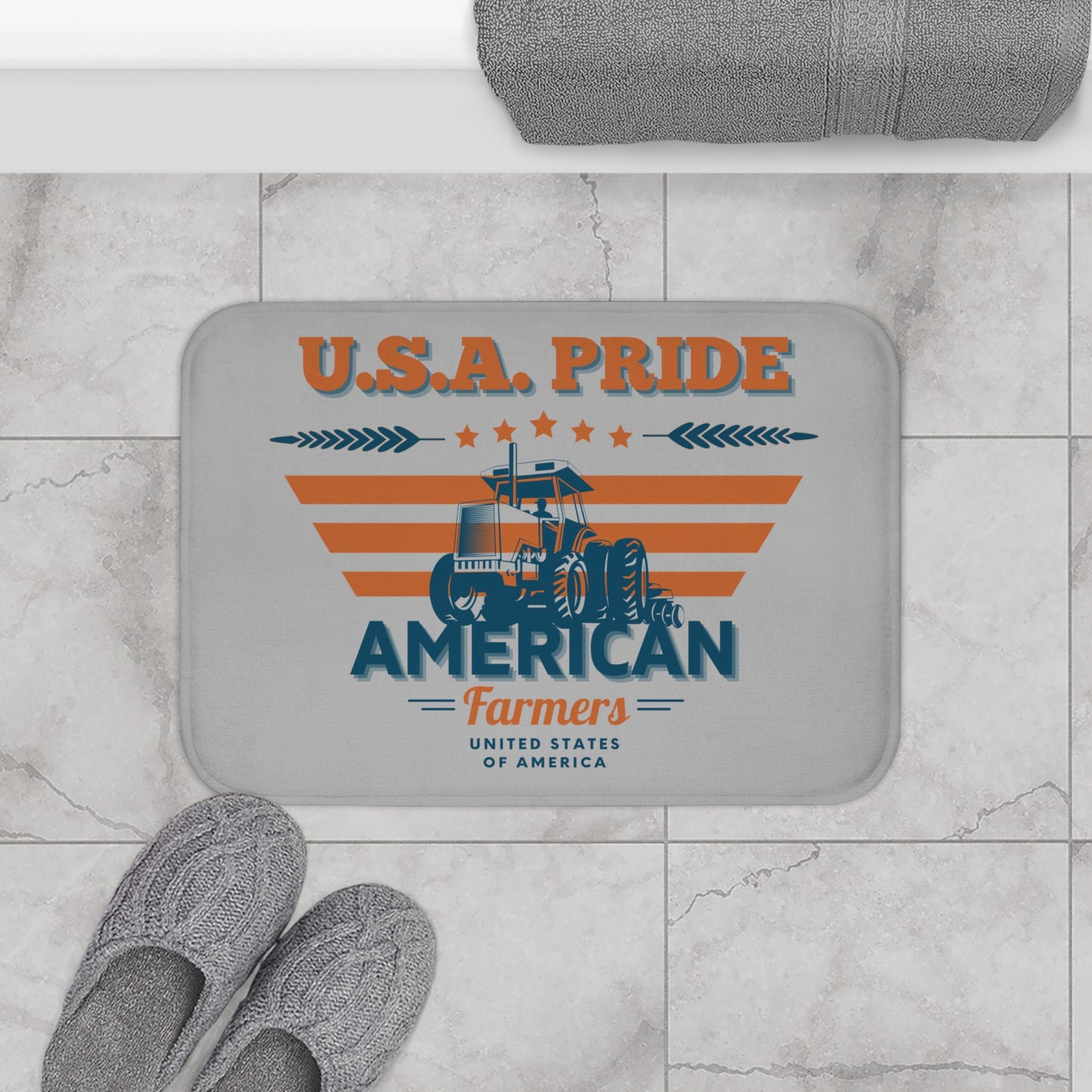 Oak Grove Expressions Bath Mat Ideas | USA Pride American Farmers