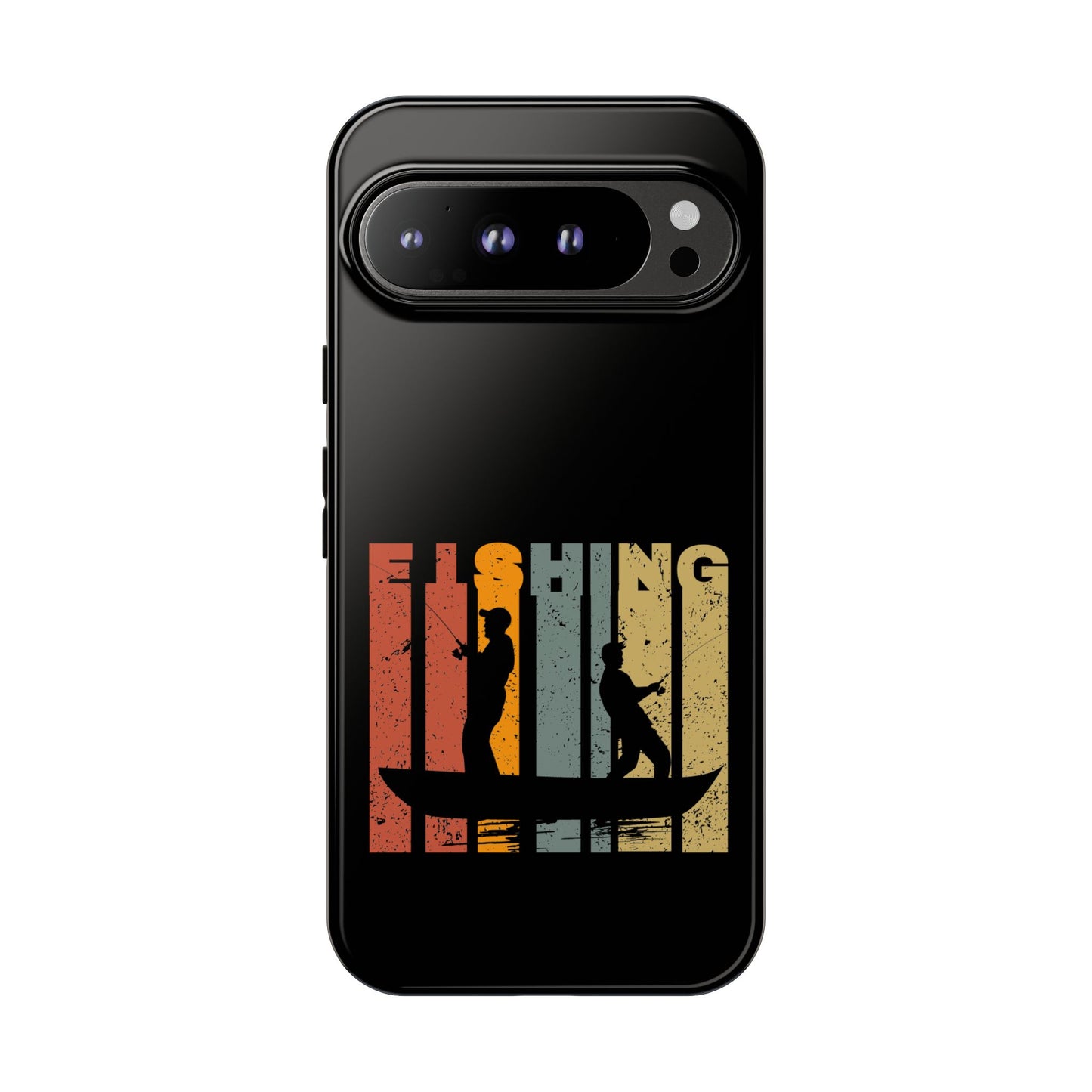 Cell Phone Case | Fishing Grunge | For iPhone, Samsung Galaxy, and Google Pixel