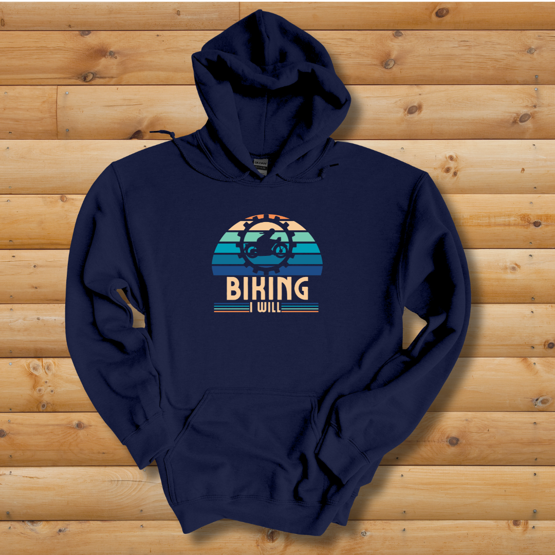Biking I Will - Unisex Heavy Blend™ Hooded Sweatshirt