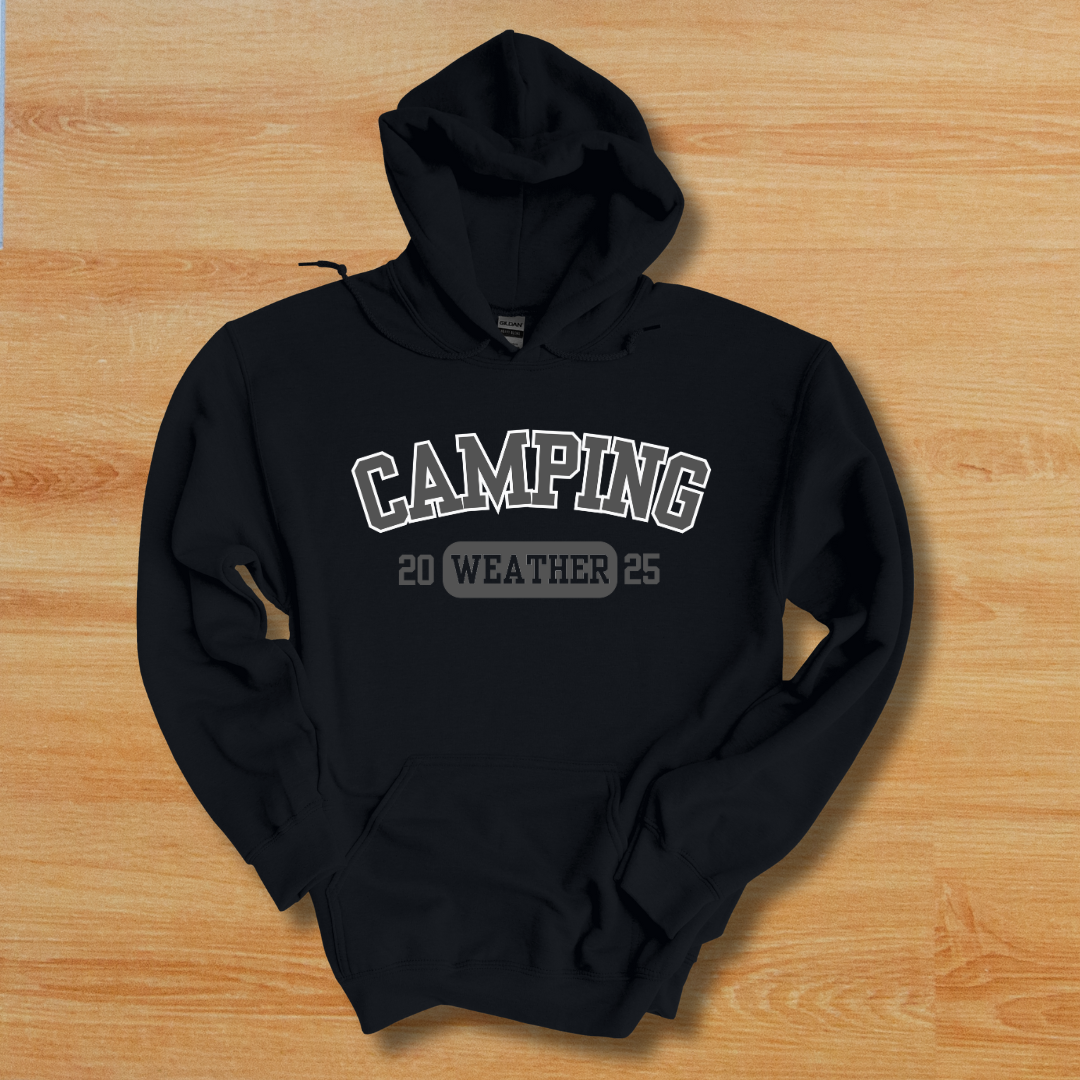 Camping Weather Long-Sleeve Hoodie