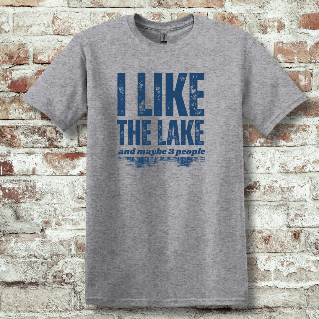 This is image of I Like the Lake T-Shirt version 7