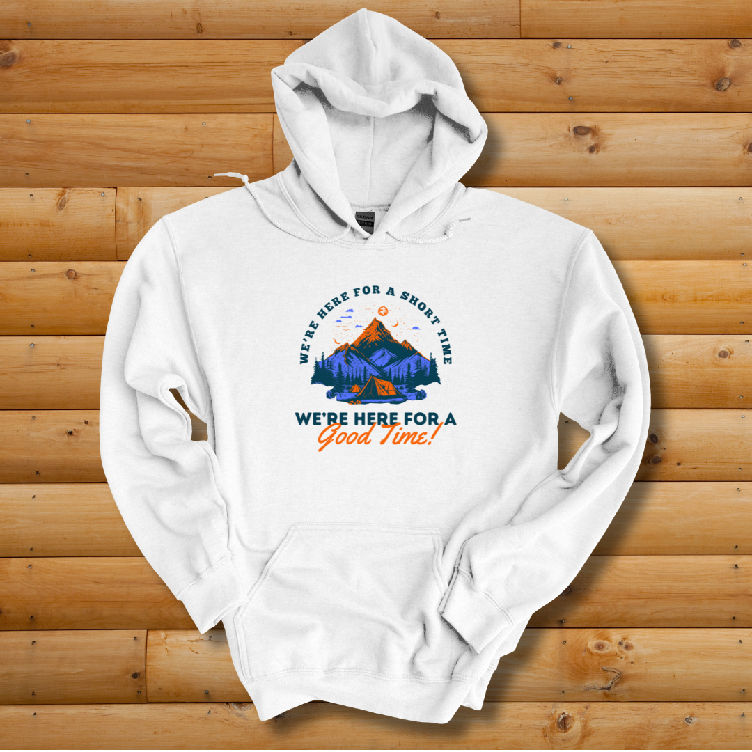 This is image of Here for a Good Time Long-Sleeve Hoodie version 2