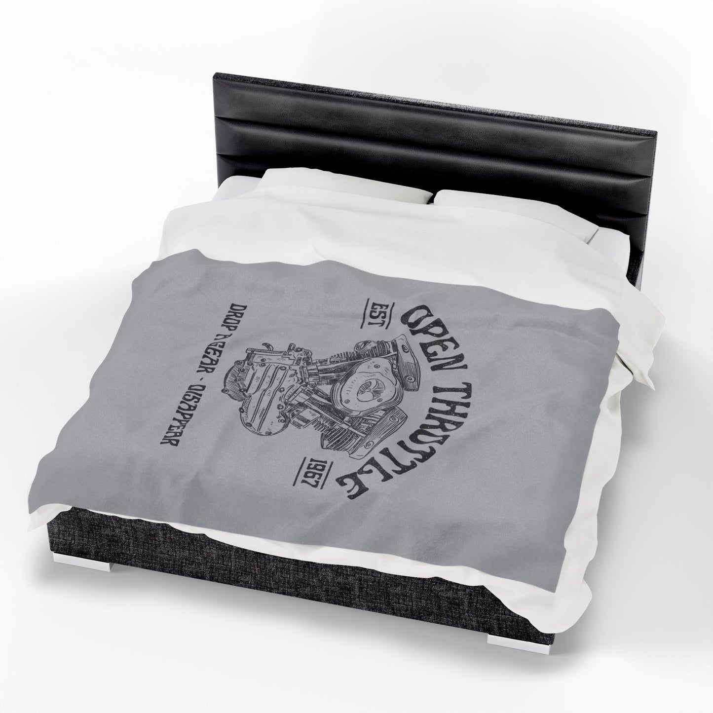 Velveteen Plush Blanket - Open Throttle