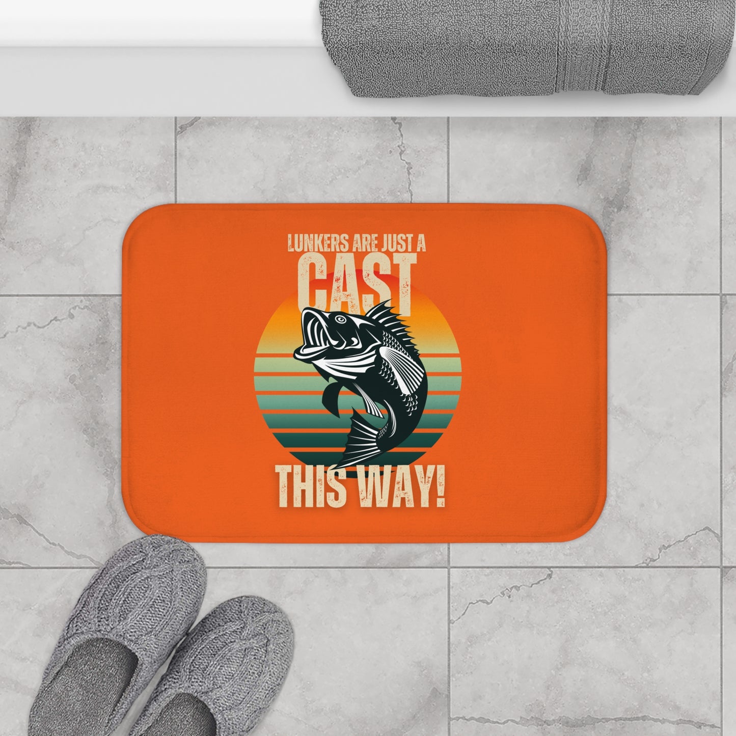 Oak Grove Expressions Bath Mat Ideas | Lunkers Are Just a Cast This Way