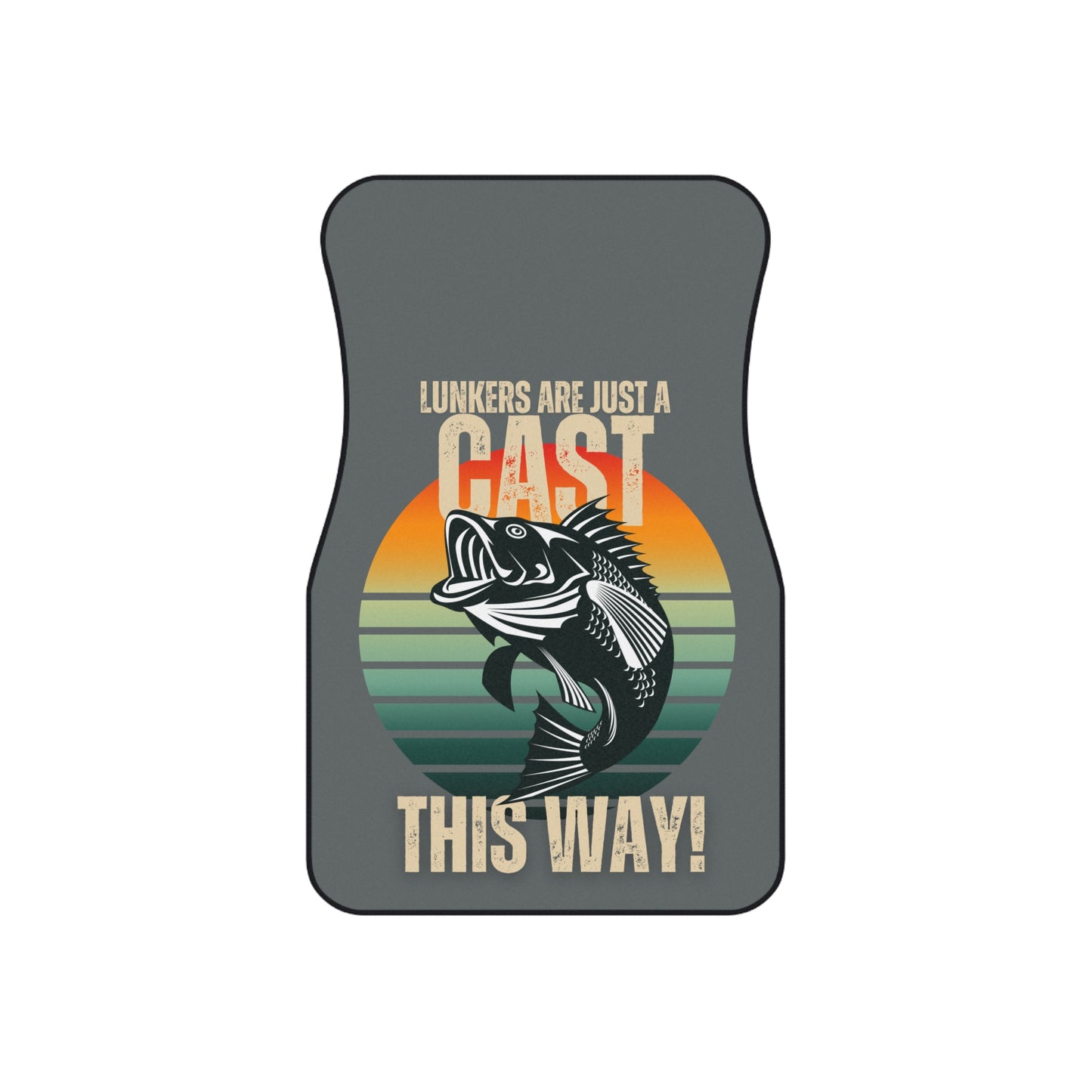 Car Mats (2x Front) | Lunkers are Just a Cast This Way
