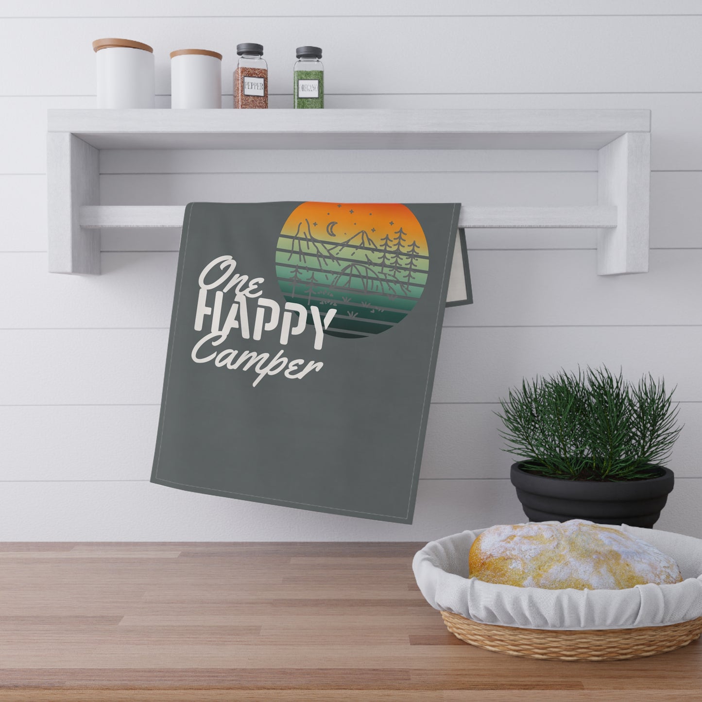 Kitchen Towel - One Happy Camper