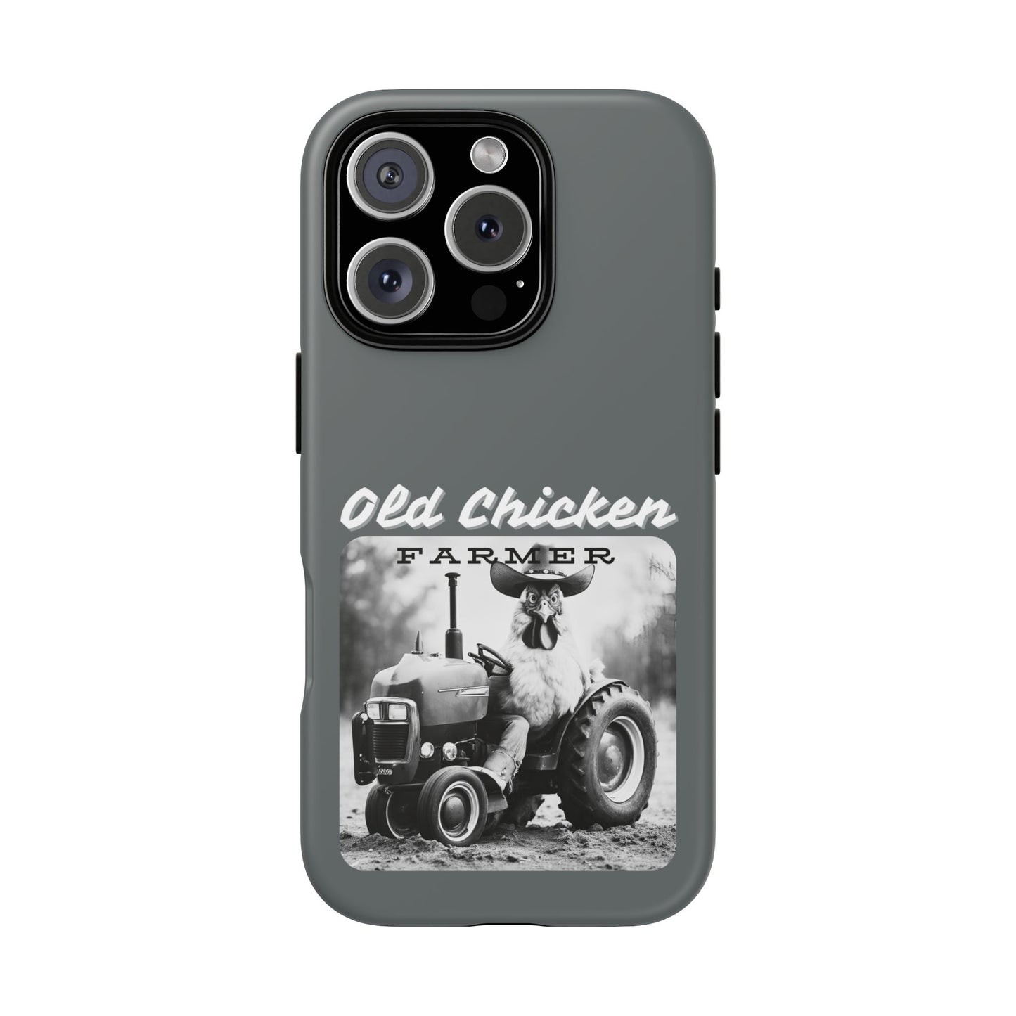 Cell Phone Case | Old Chicken Farmer | For iPhone, Samsung Galaxy, and Google Pixel