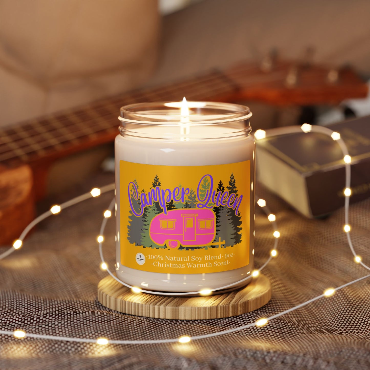 Scented Soy Candle, 9oz - Camper Queen