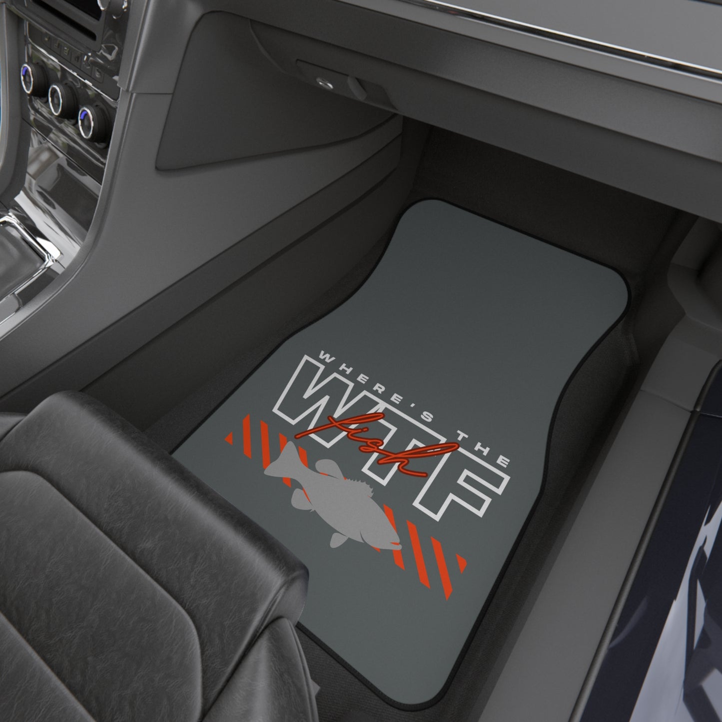 Car Mats (2x Front) | WTF Where's the Fish