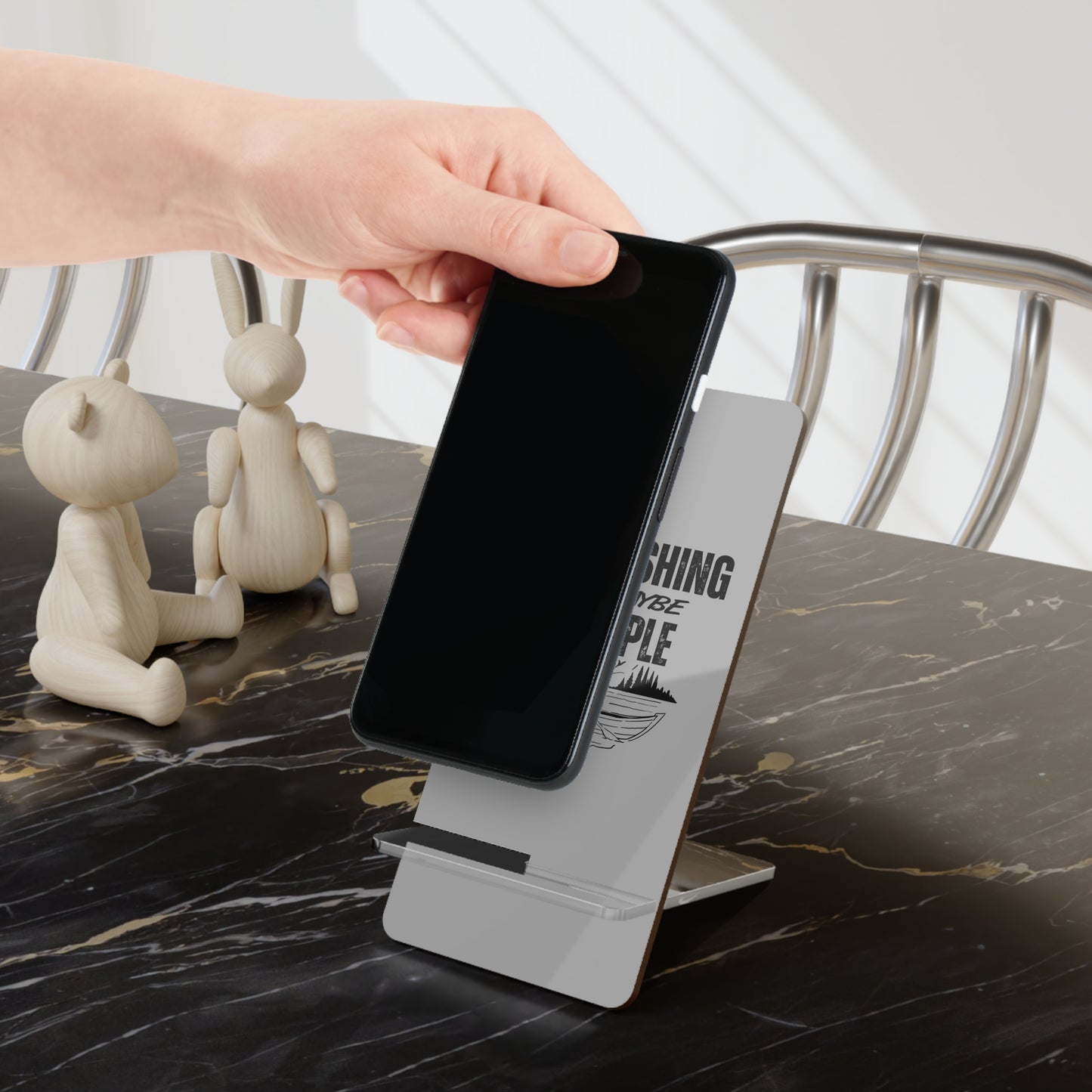 I Like Fishing, Cell Phone Stand for Desk or Nightstand