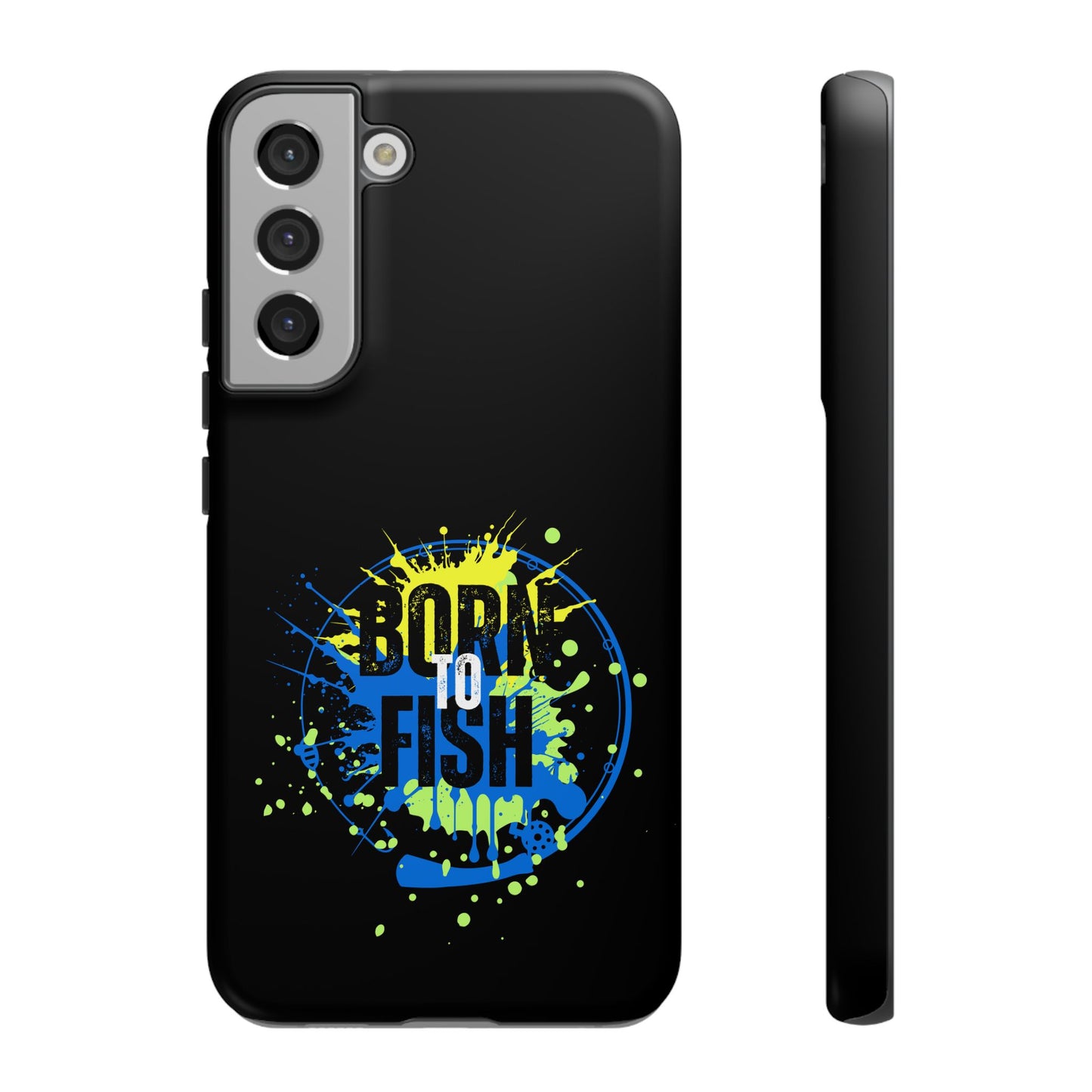 Cell Phone Case | Born to Fish | For iPhone, Samsung Galaxy, and Google Pixel