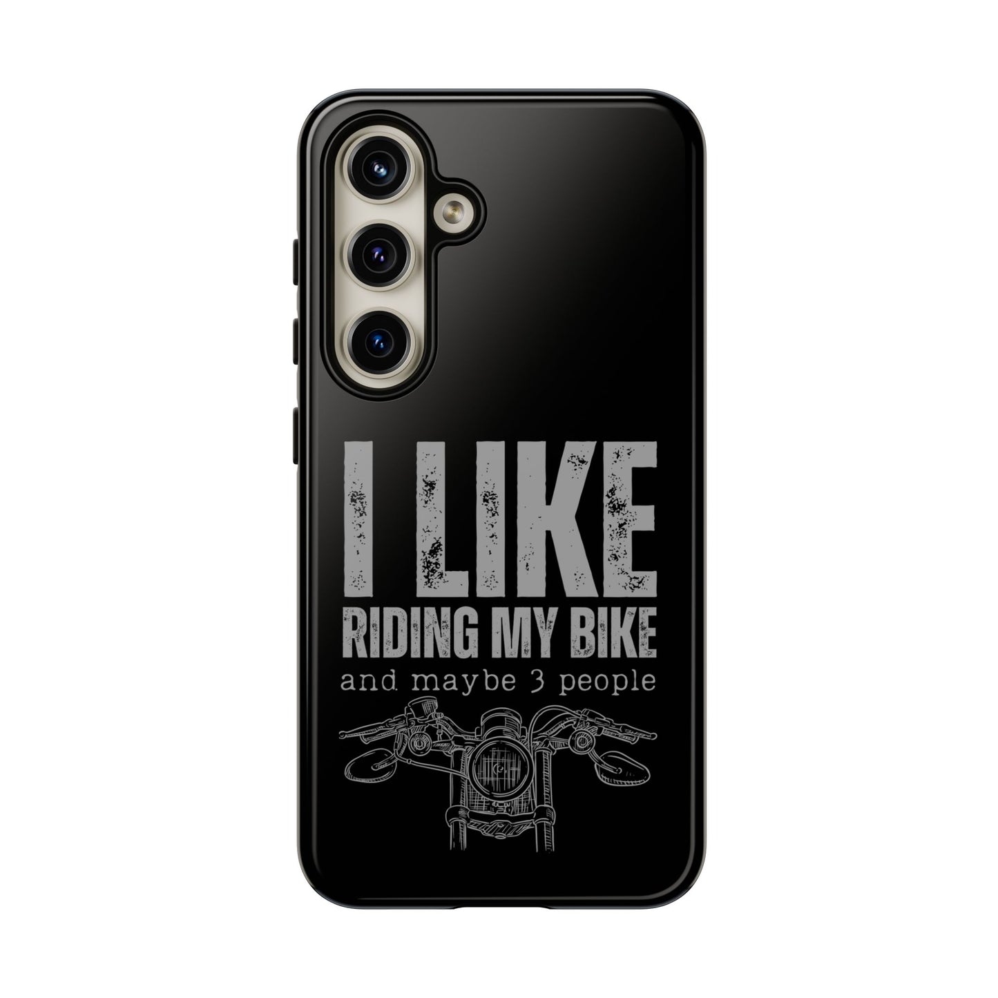 Cell Phone Case | I Like Riding My Bike | For iPhone, Samsung Galaxy, and Google Pixel