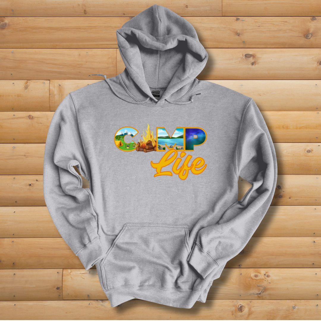 This is image of Camp Life Long-Sleeve Hoodie version 5