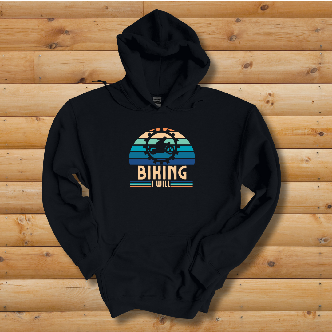 Biking I Will - Unisex Heavy Blend™ Hooded Sweatshirt