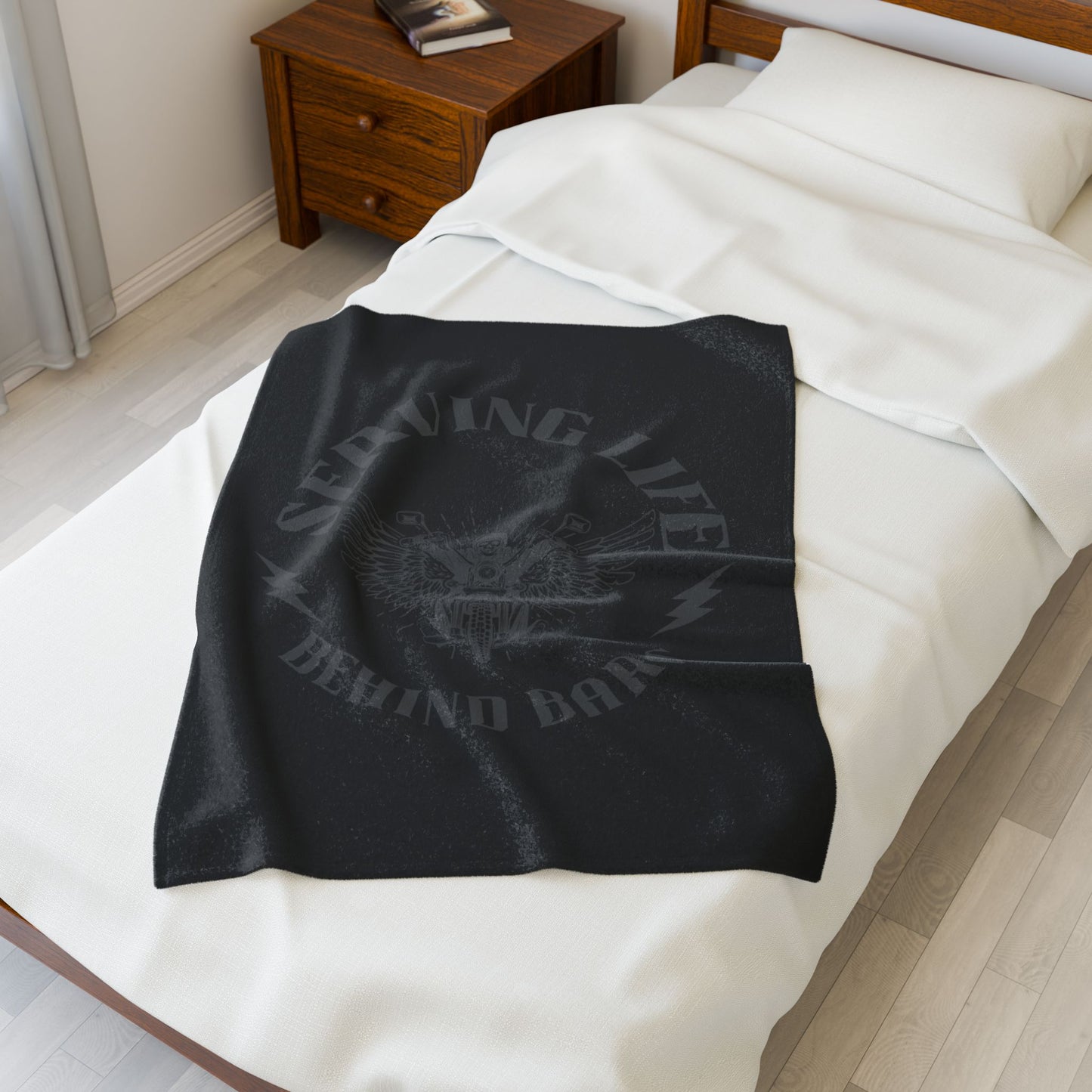 Velveteen Plush Blanket - Serving Life Behind Bars