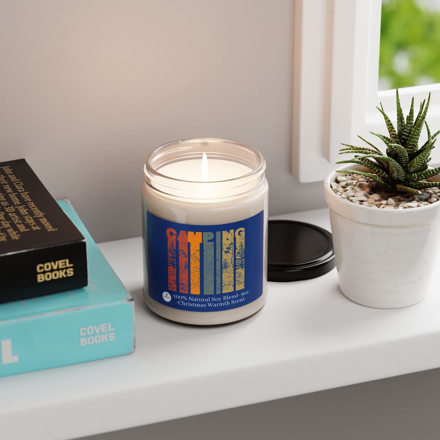 Scented Soy Candle, 9oz - Camping Grunge