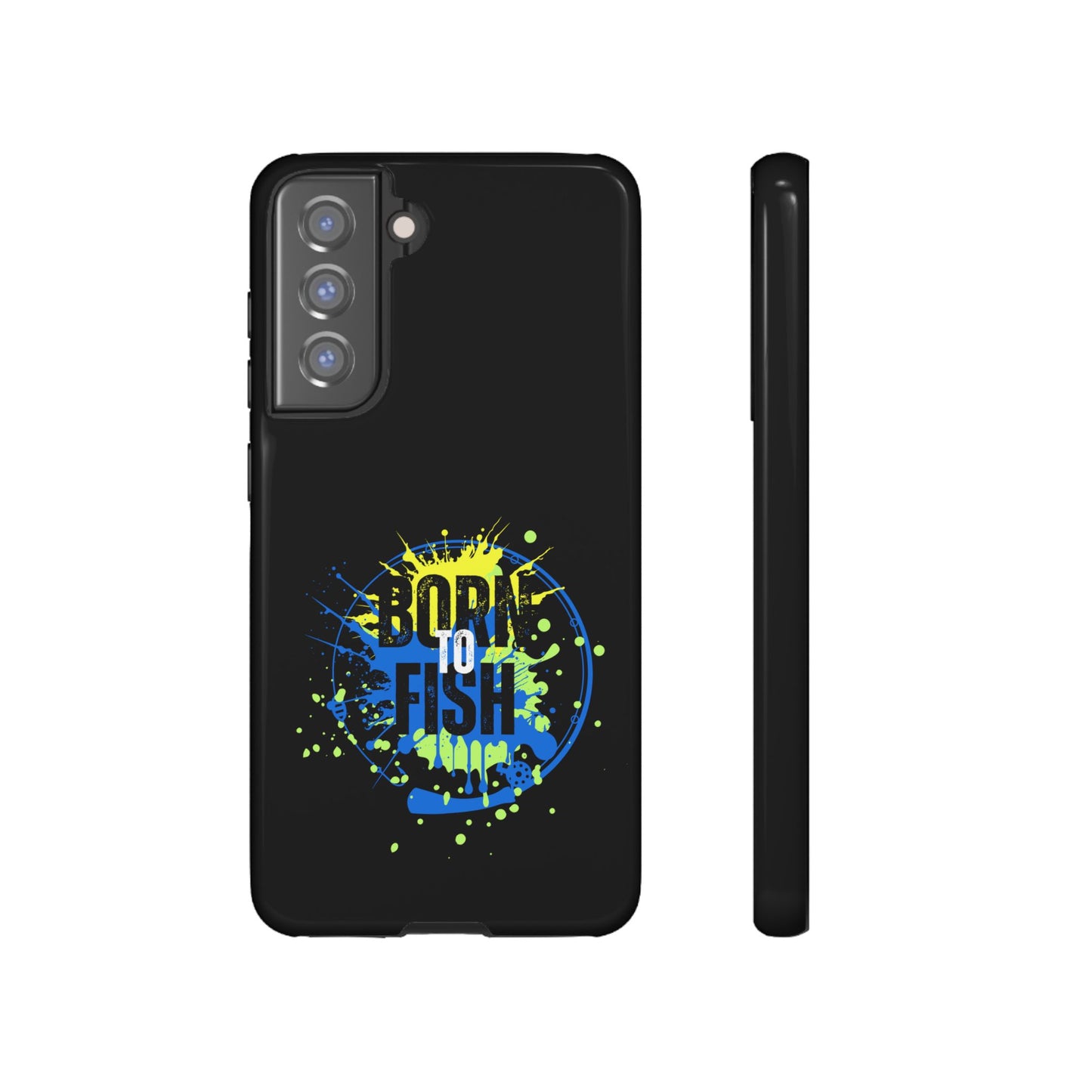 Cell Phone Case | Born to Fish | For iPhone, Samsung Galaxy, and Google Pixel