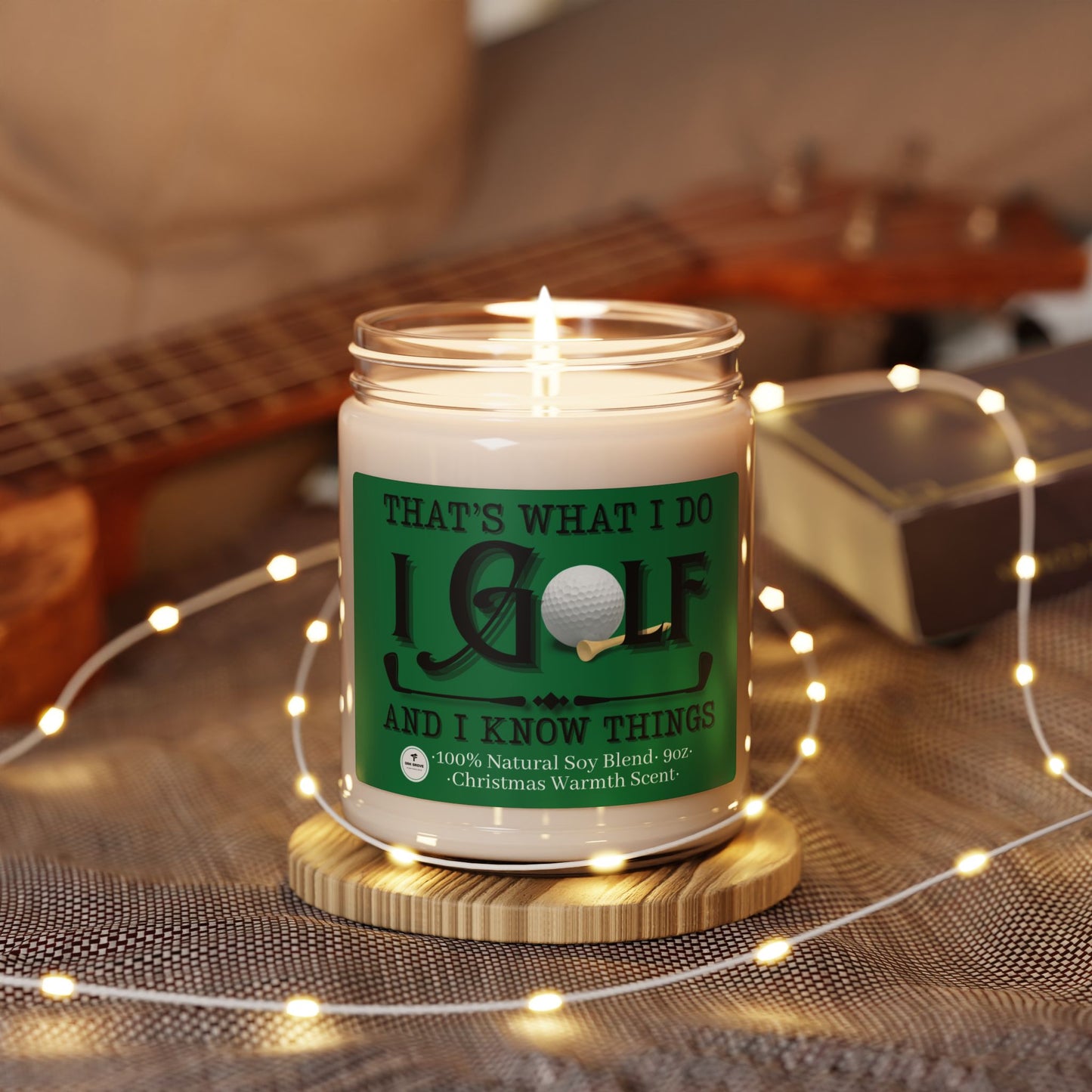 Scented Soy Candle, 9oz - That's What I Do, I Golf