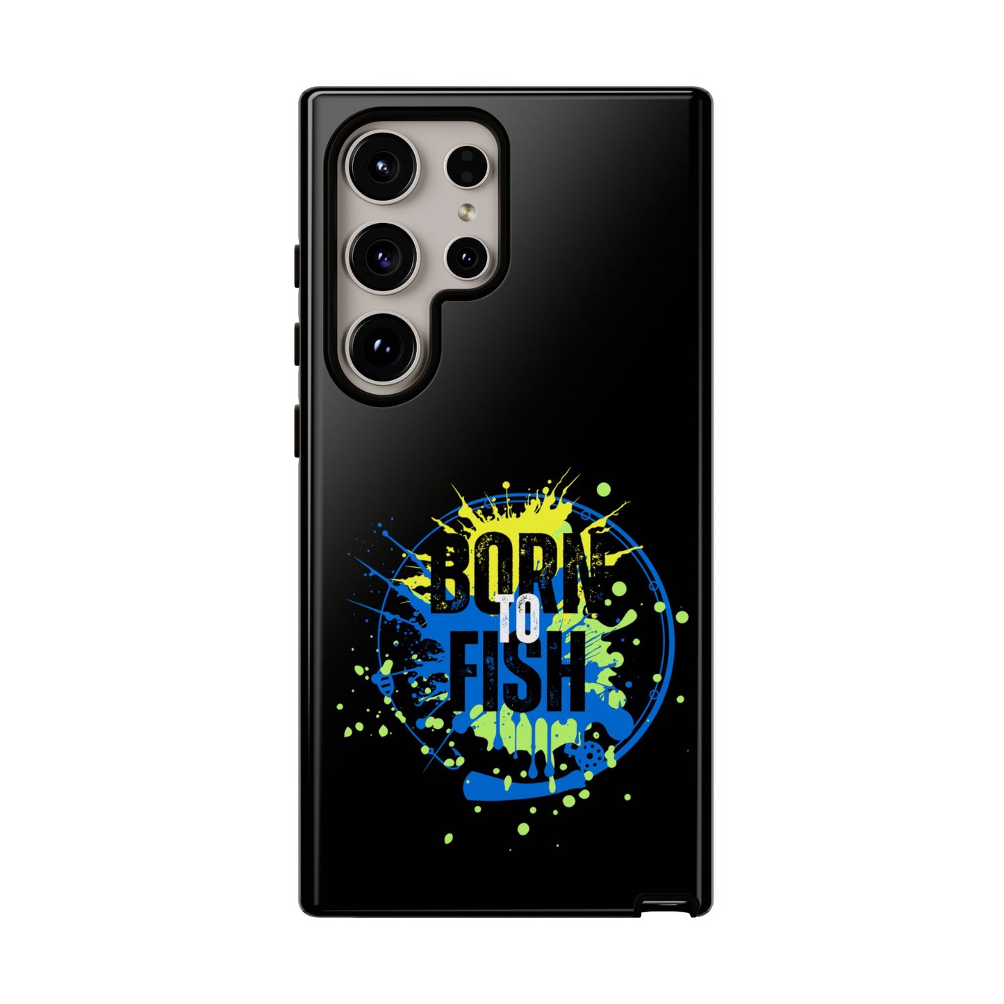 Cell Phone Case | Born to Fish | For iPhone, Samsung Galaxy, and Google Pixel