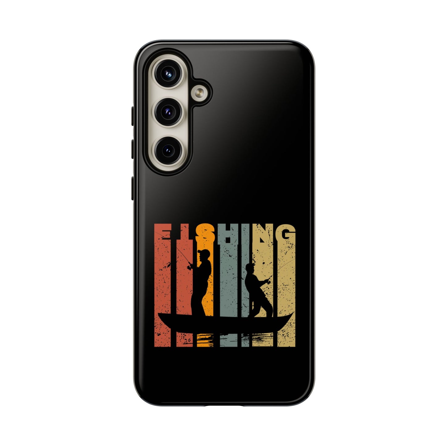 Cell Phone Case | Fishing Grunge | For iPhone, Samsung Galaxy, and Google Pixel