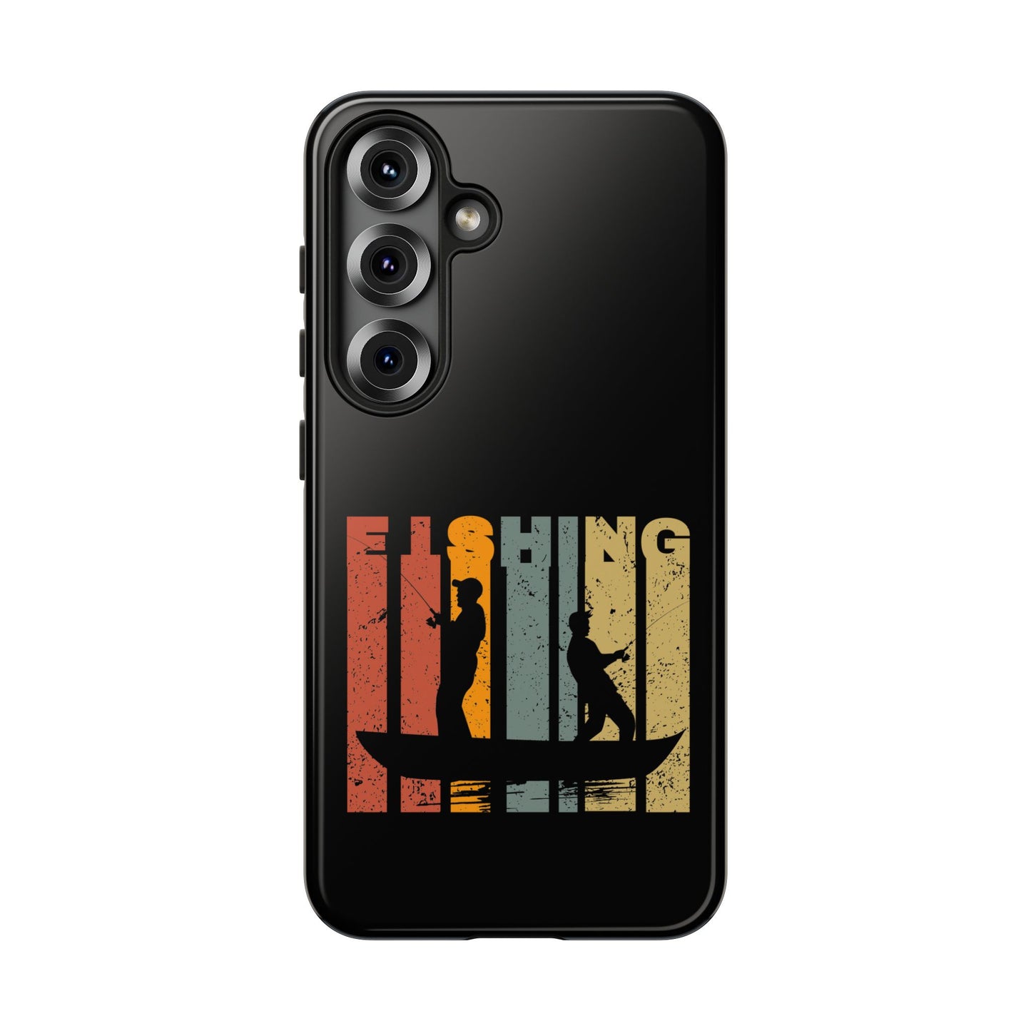 Cell Phone Case | Fishing Grunge | For iPhone, Samsung Galaxy, and Google Pixel