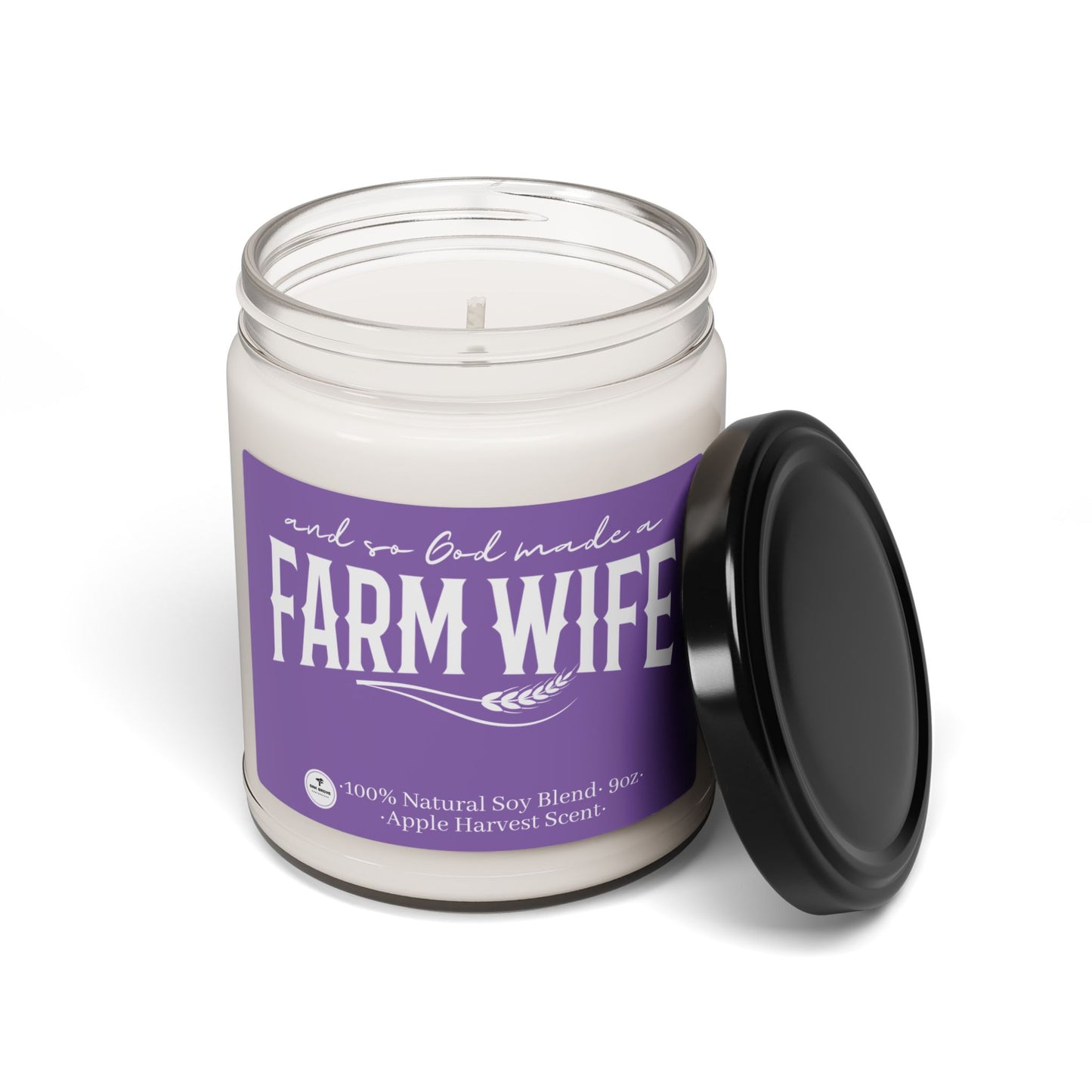 Scented Soy Candle, 9oz - And So God Made a Farm Wife