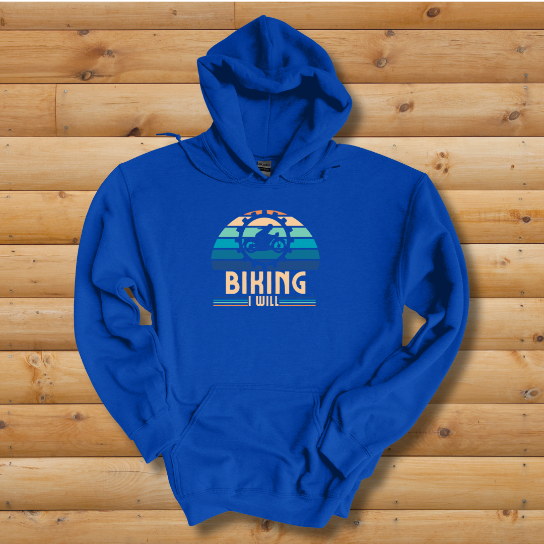 Biking I Will - Unisex Heavy Blend™ Hooded Sweatshirt